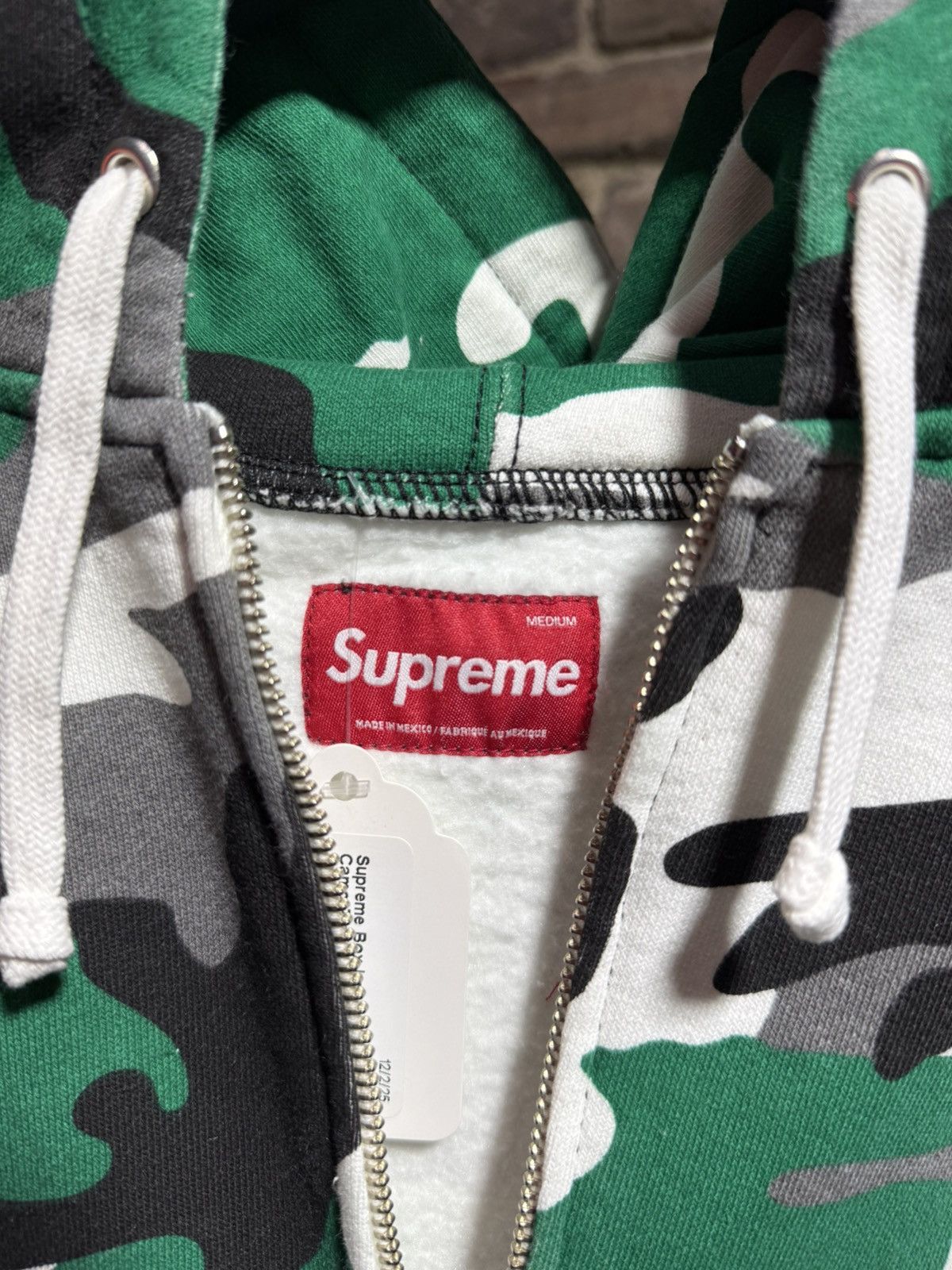 Supreme Supreme Green Camo Zip-Up Sz. M Size US M / EU 48-50 / 2 - 3 Thumbnail