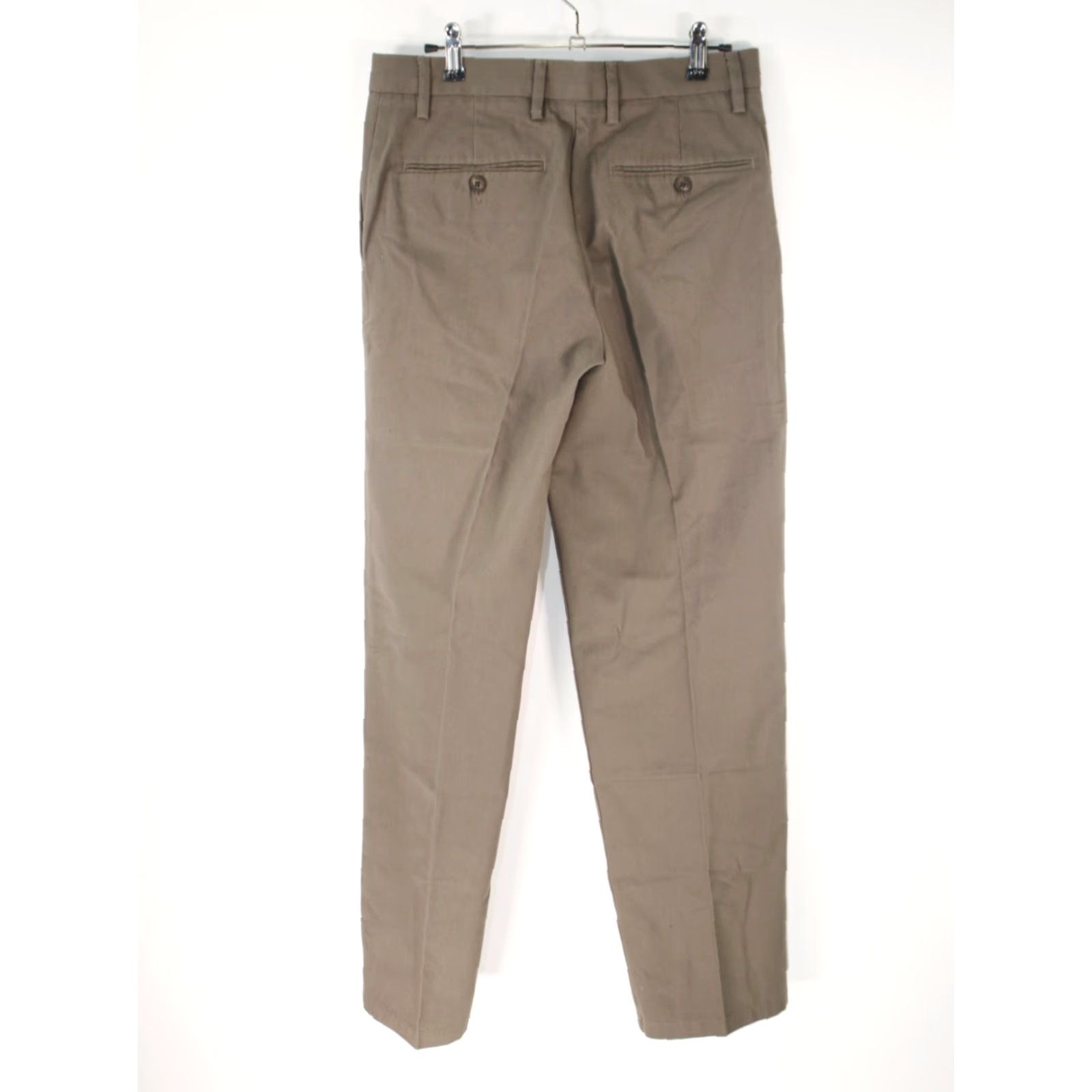 Essentials Amazon Essentials Men's Chino Pants Flat Front Slim Fit 29x32 Khaki Cotton Blend Slim Straight 32 Inseam Casual Formal Belt Loops Beige Mens Size US 29 - 3 Thumbnail