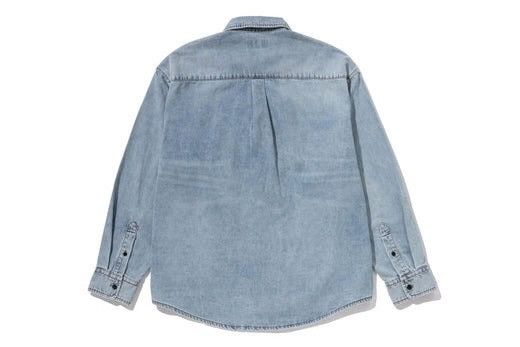 Bape Bape Denim Shirt Size ONE SIZE - 2 Thumbnail