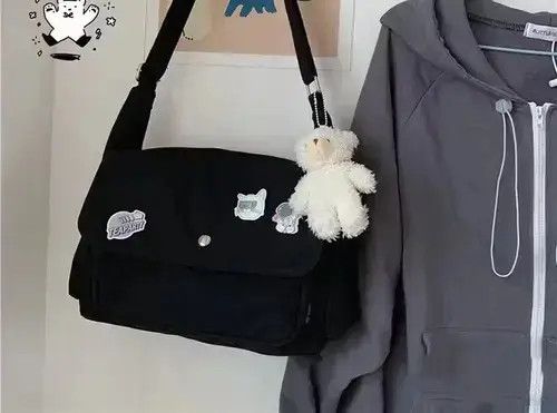 Other Canvas Handbags Japanese School Shoulder Harajuku Size ONE SIZE - 4 Thumbnail