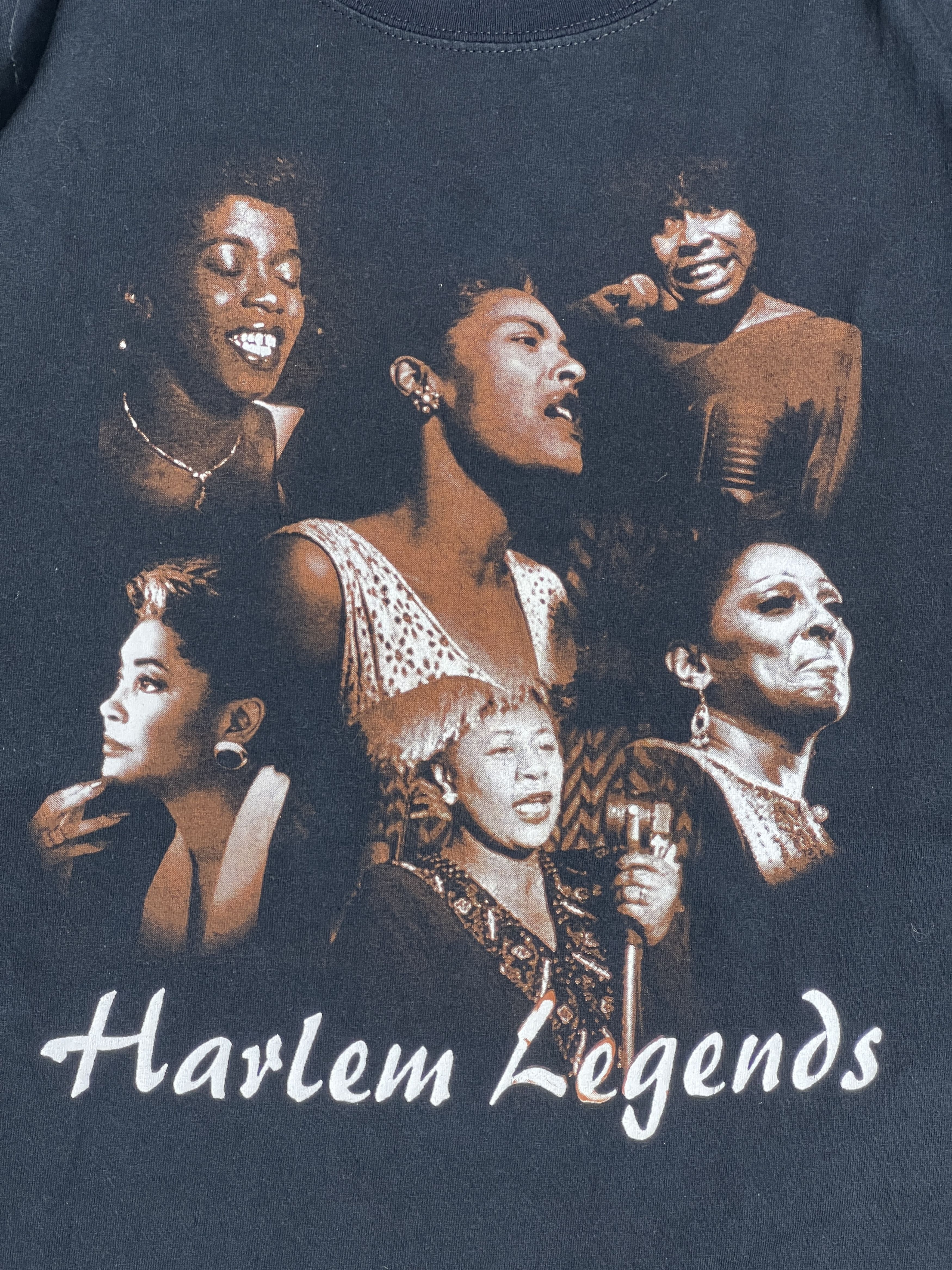 Band Tees Vintage Harlem Legends Jazz Soul R&B Divas Tee (XXL) GTME260 Size US XXL / EU 58 / 5 - 2 Thumbnail