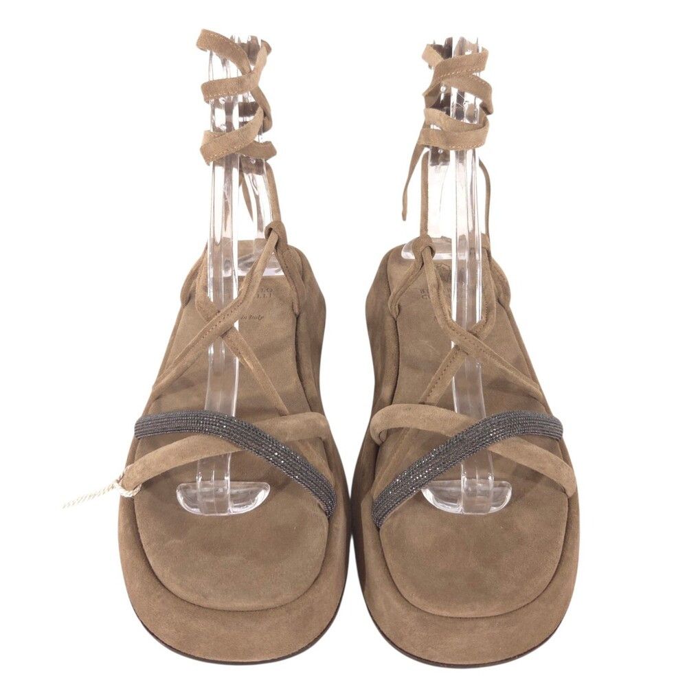 Brunello Cucinelli Brunello Cucinelli Monili Platform Sandals US 6 EU 36 Women Size US 6 / IT 36 - 2 Thumbnail