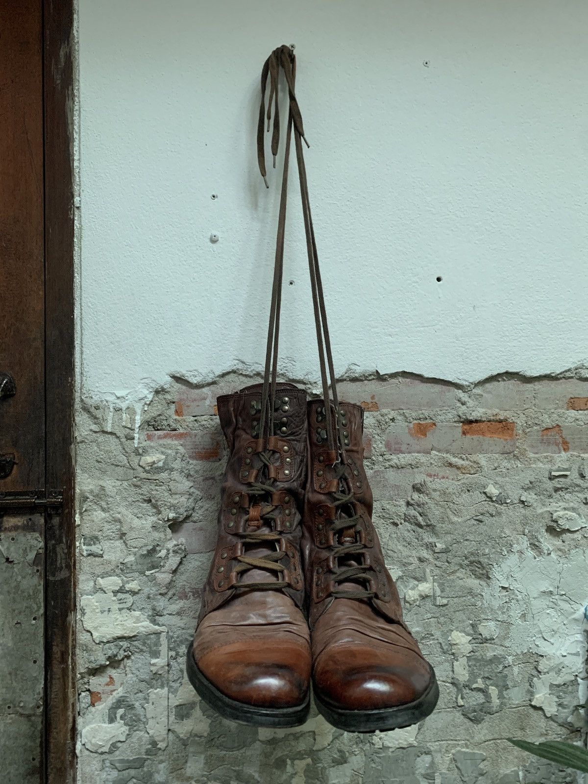 Other Archive* T2[in] Leather Combat / Military boots Size US 10 / EU 43 - 6 Thumbnail