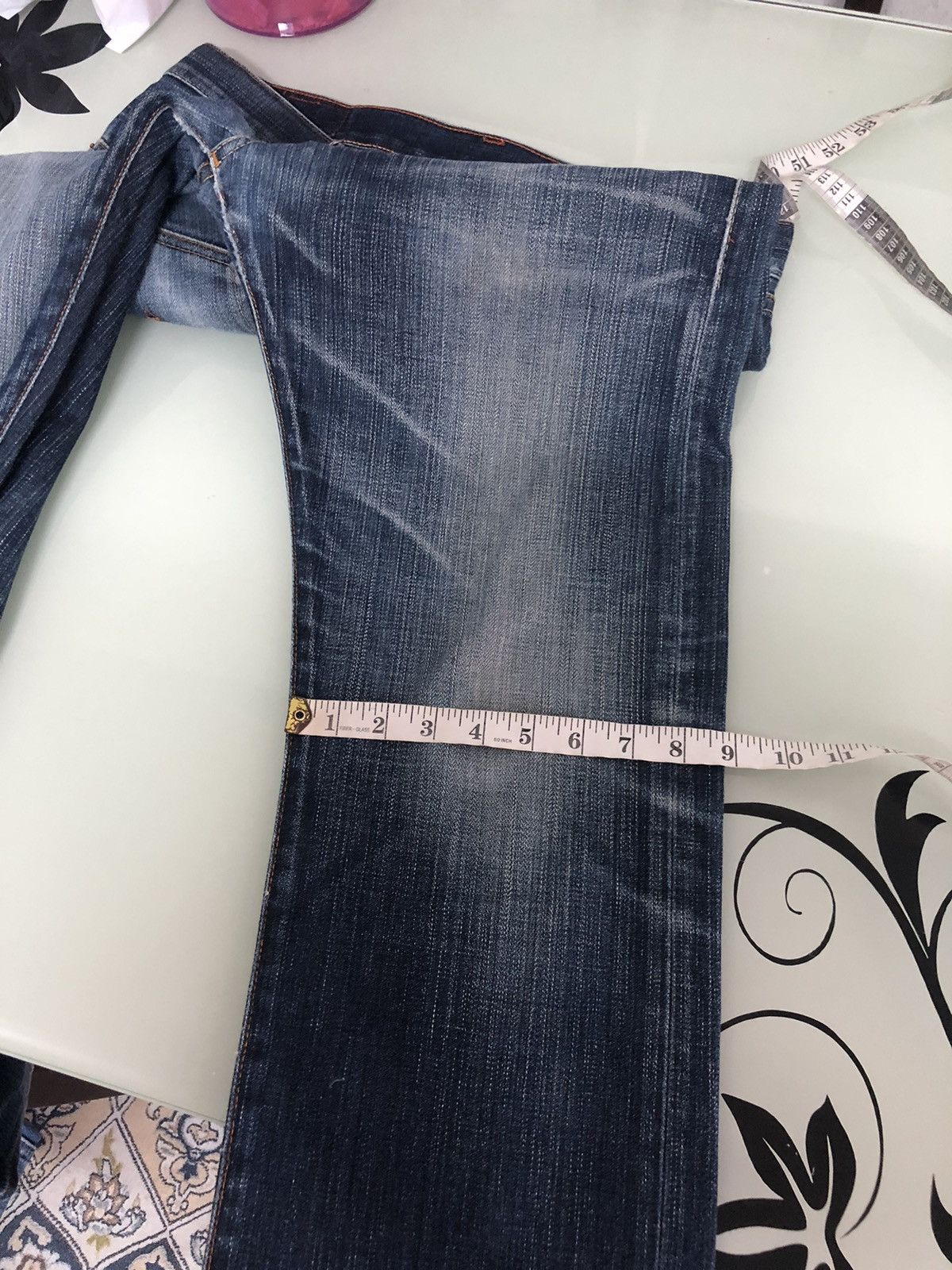 Levi's Vintage Levis 505 Flare Straight Cut Distressed Jeans Size US 34 / EU 50 - 21 Thumbnail