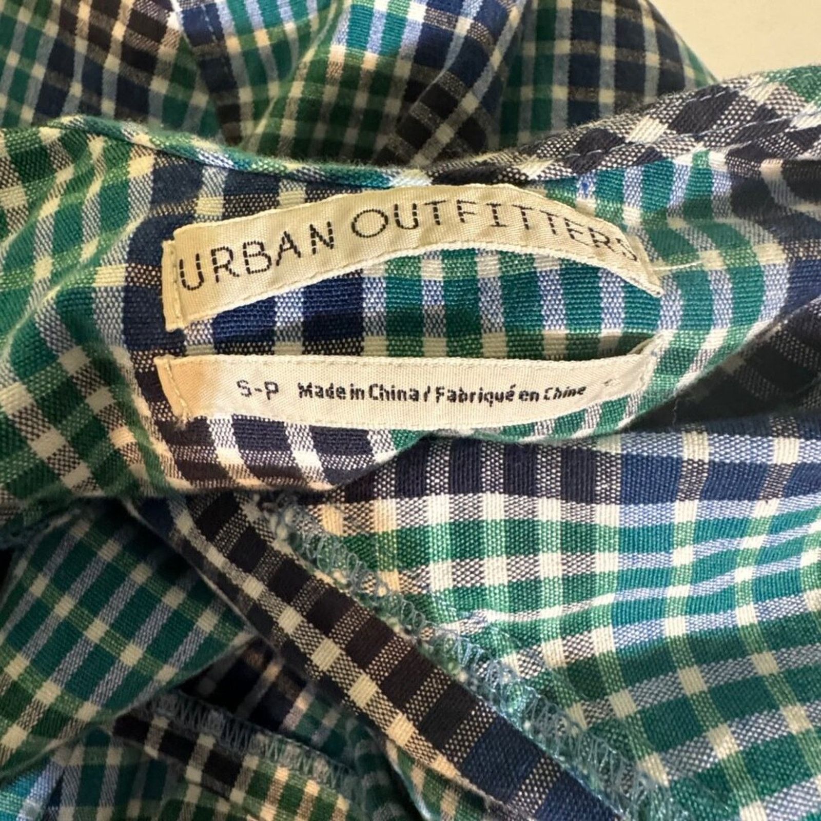 Urban Outfitters Urban Outfitters Gingham Spaghetti Strap Mini Dress Small Size S / US 4 / IT 40 - 8 Thumbnail