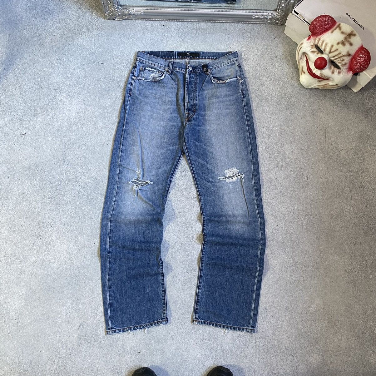 Stone Island Vintage Stone Island Jeans Denim Pants Rare S.I Denims Size US 30 / EU 46 - 7 Thumbnail