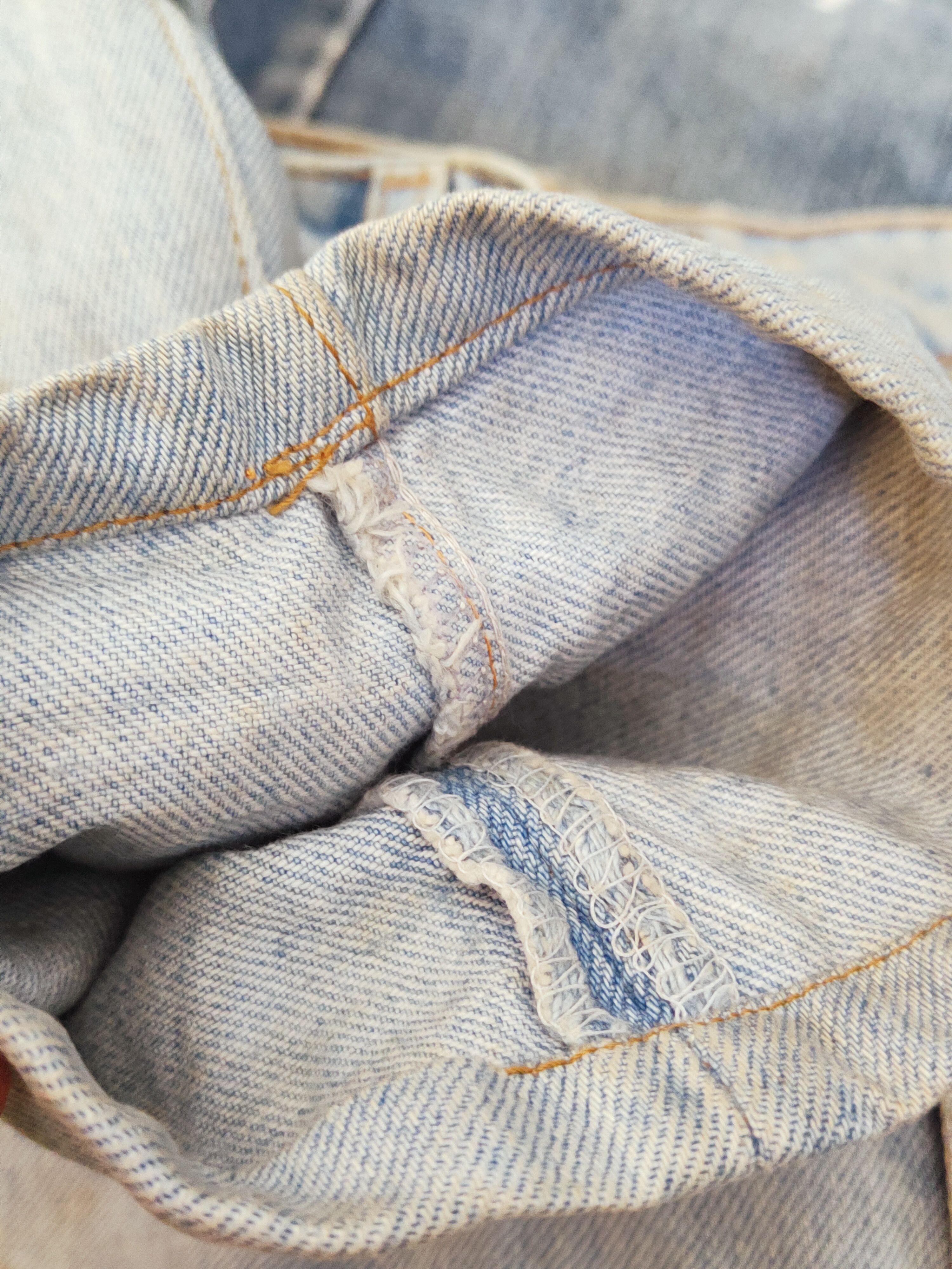 Levi's × Vintage Levi's Blue Distressed Ripped Jeans (Vintage Stuff) Size US 34 / EU 50 - 14 Thumbnail