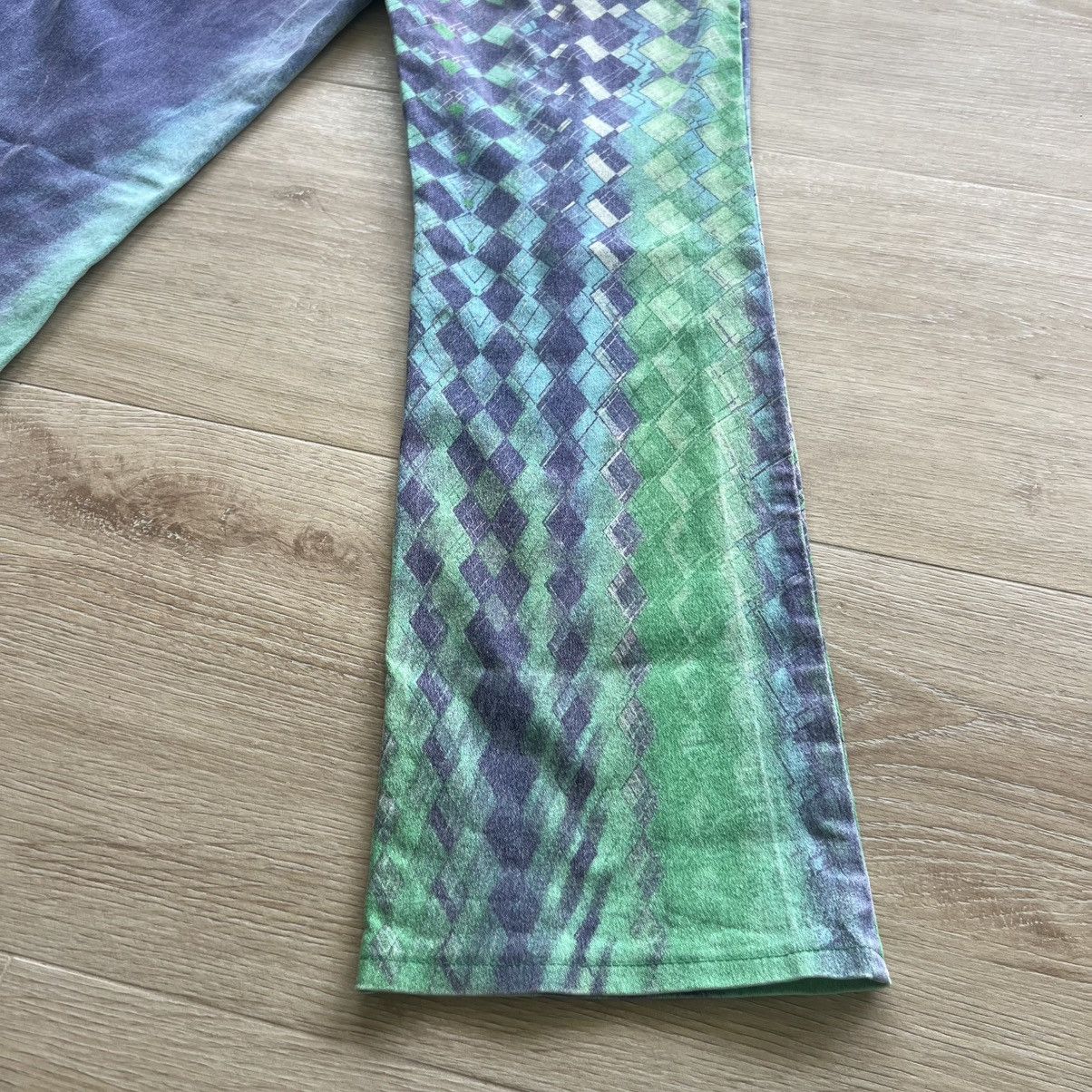 Just Cavalli Just Cavalli Purple/Green Pattern Pants Y2K Size US 29 - 8 Thumbnail