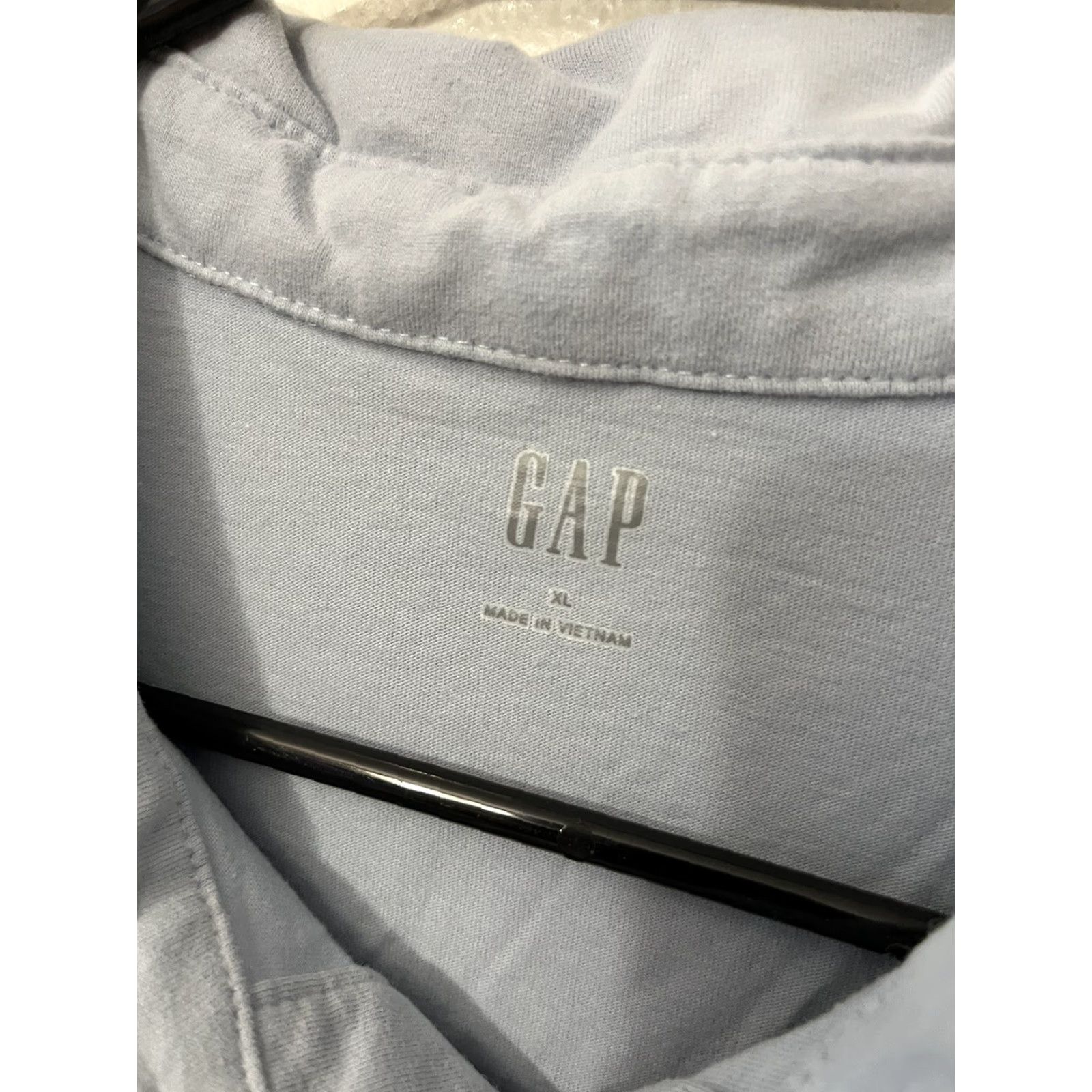 Gap GAP Polo Shirt Men's XL Light Blue Knit Short Sleeve Casual Collar Solid Size US XL / EU 56 / 4 - 3 Thumbnail
