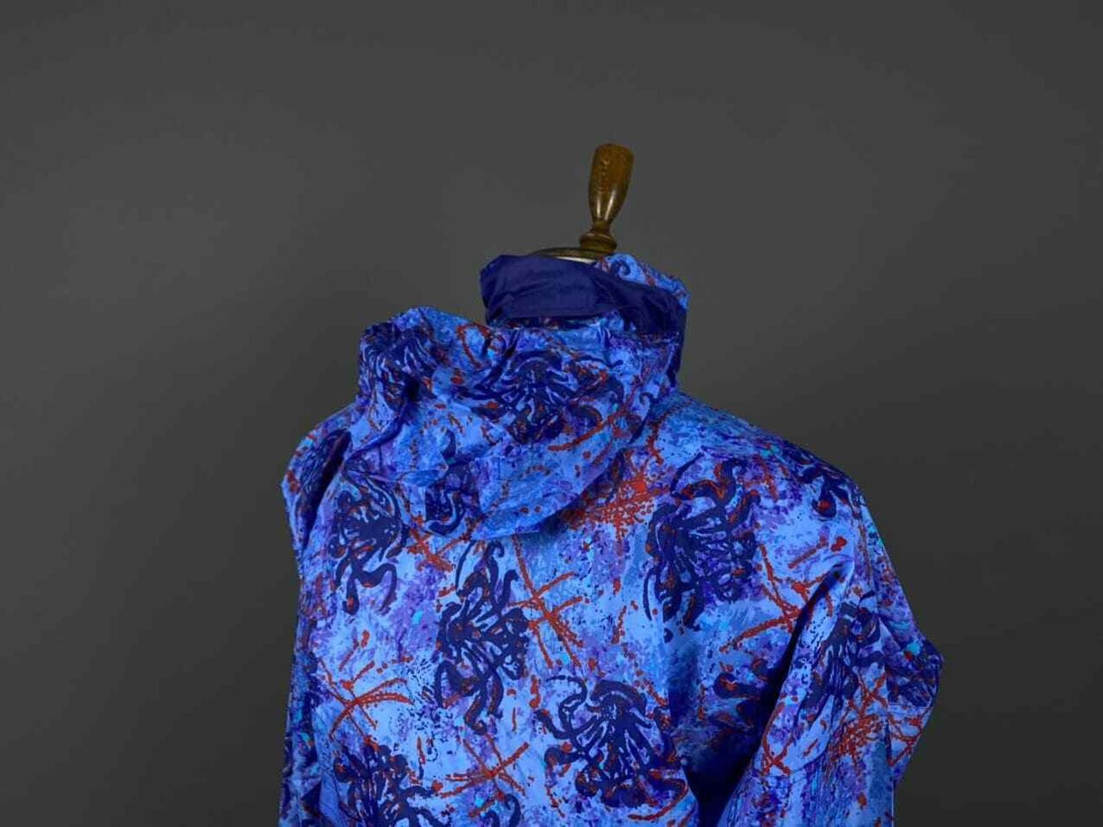 K-Way K.WAY PLUS Blue Zip Up Waterproof Nylon Jacket Size M Size US M / EU 48-50 / 2 - 8 Thumbnail