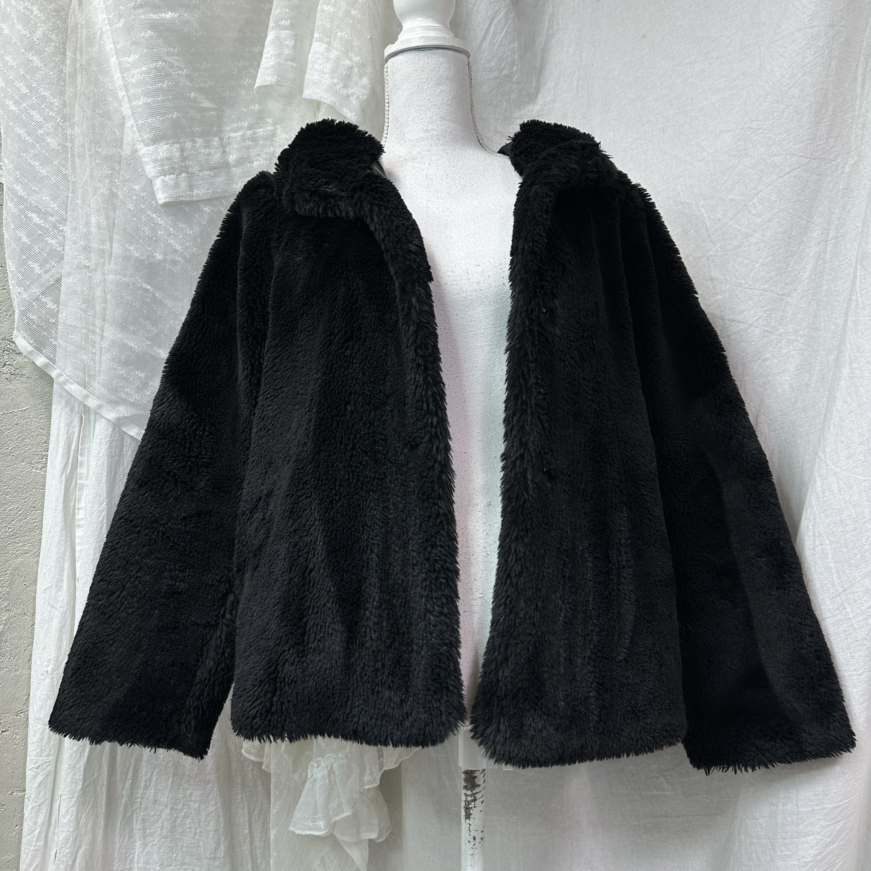 Guess Vintage Avant Garde Oversized Cropped Guess Faux Fur Y2K Size M / US 6-8 / IT 42-44 - 5 Thumbnail