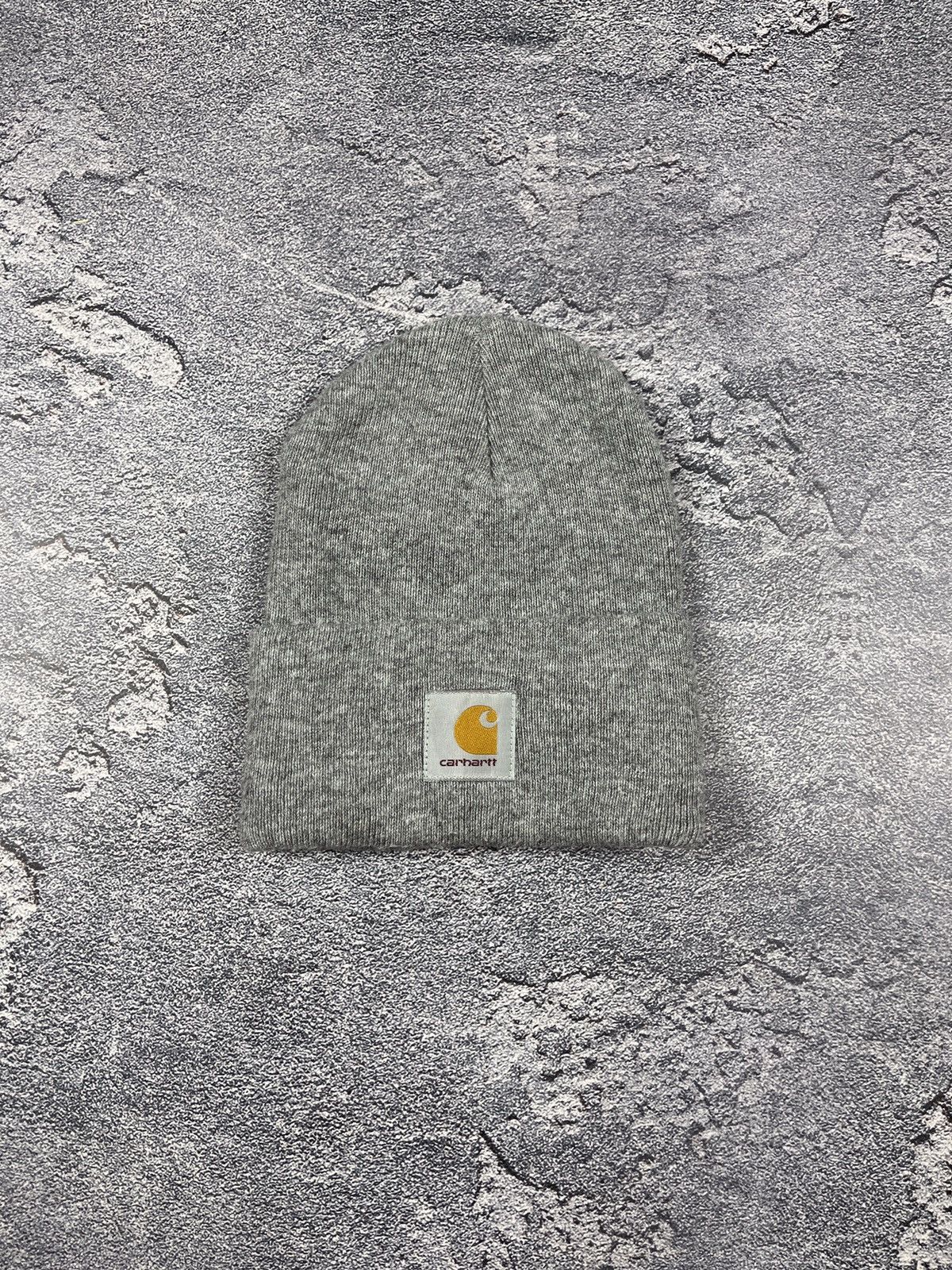 Carhartt Hat Carhartt Winter Logo Grey Unisex Size ONE SIZE - 1 Thumbnail