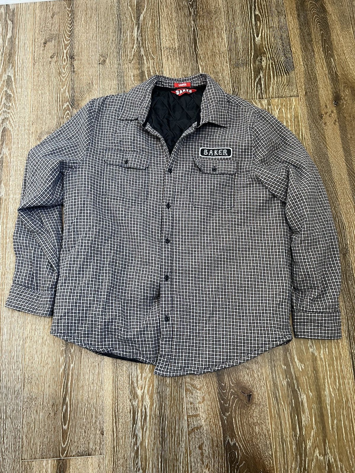 Vintage Baker skateboards flannel jacket Size US L / EU 52-54 / 3 - 1 Thumbnail