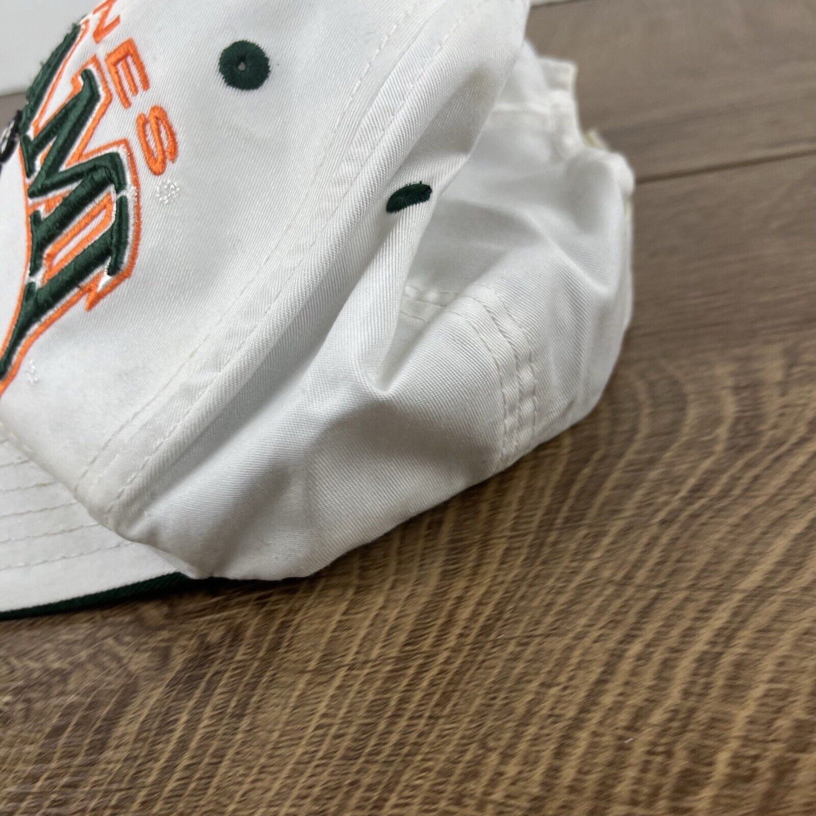 Top Of The World Miami Hurricanes Hat NCAA Adjustable Hat White Adjustable Ha Size ONE SIZE - 9 Thumbnail