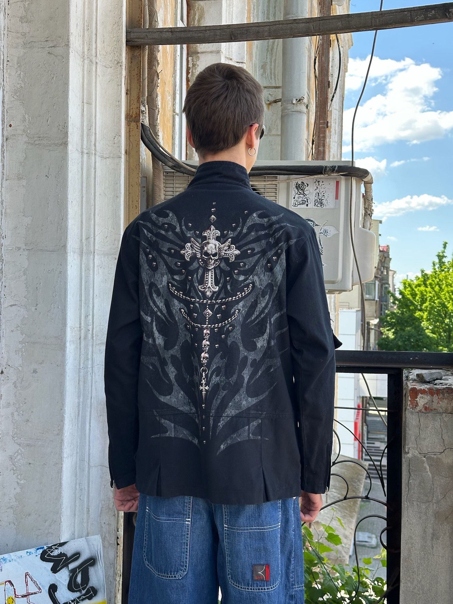 Japanese Brand 2000s Rare Spiral Girl Bondage Jacket LGB tribal rave techno Size US M / EU 48-50 / 2 - 5 Thumbnail