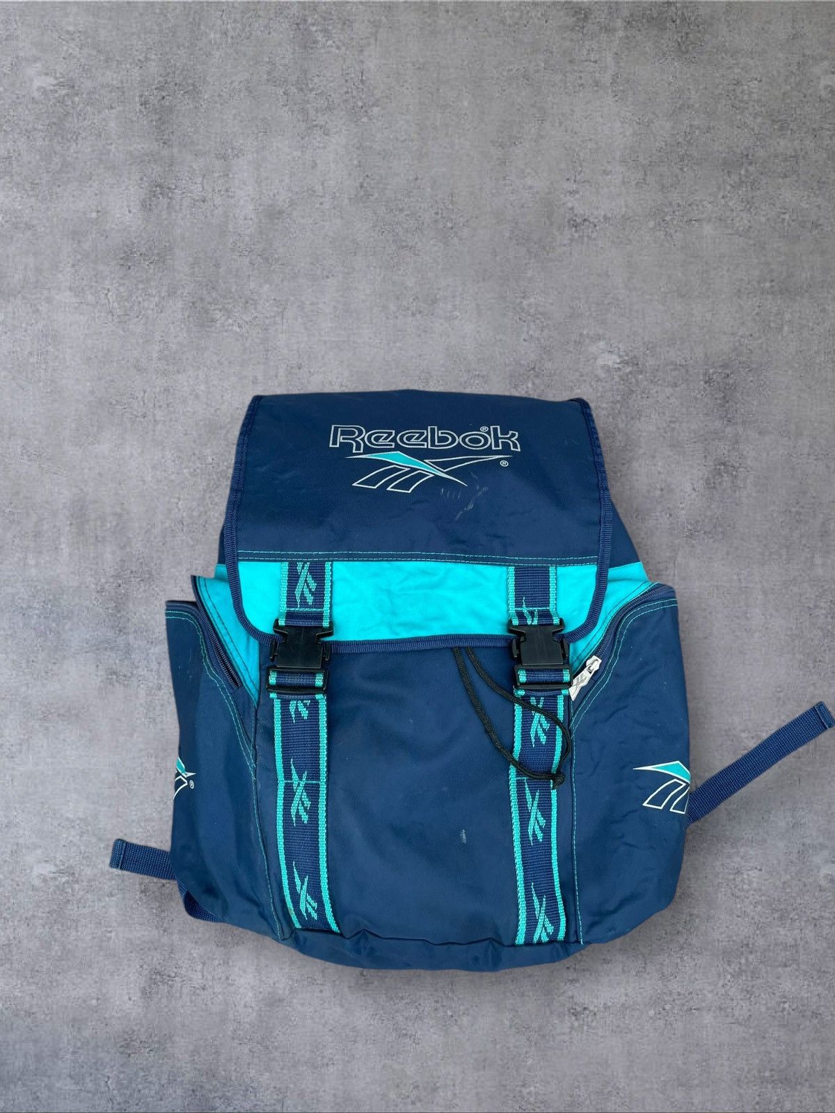 Reebok × Vintage Reebok Vintage Outdoor Backpack blue 90’s Size ONE SIZE - 1 Thumbnail