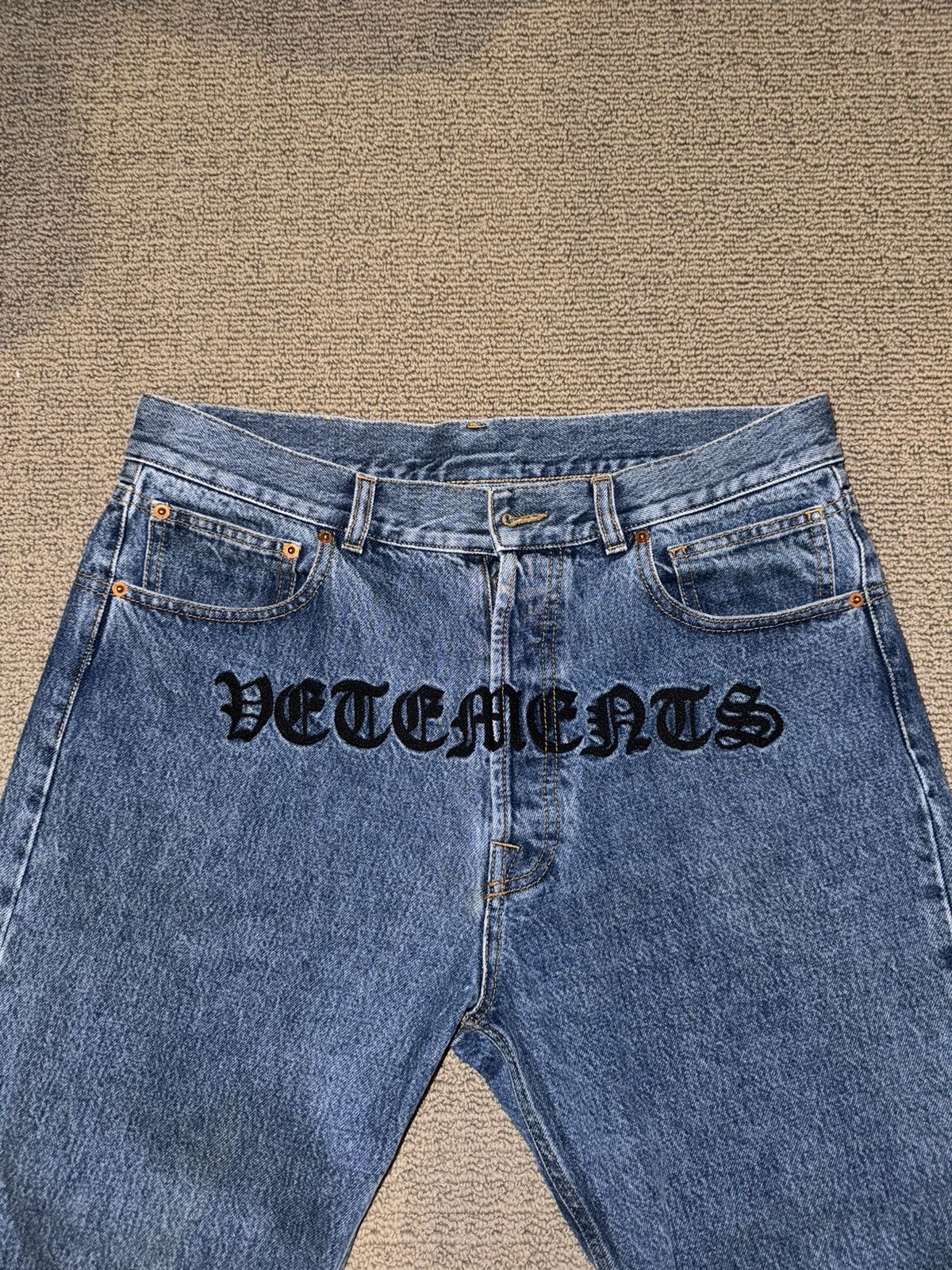 Vetements Vetements Gothic Jeans Grailed