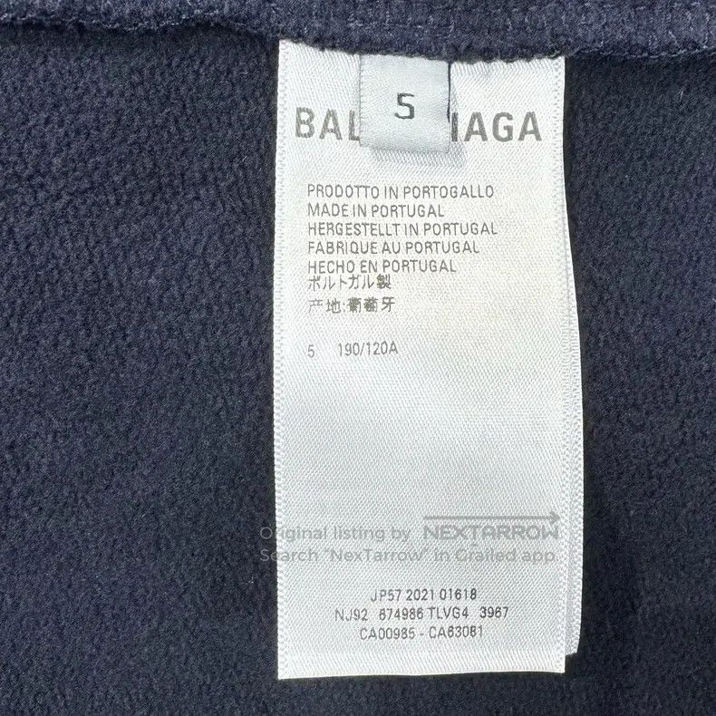 Balenciaga Balenciaga Letter Print Gradient Washed Distressed Hoodie Size US XXL / EU 58 / 5 - 4 Thumbnail