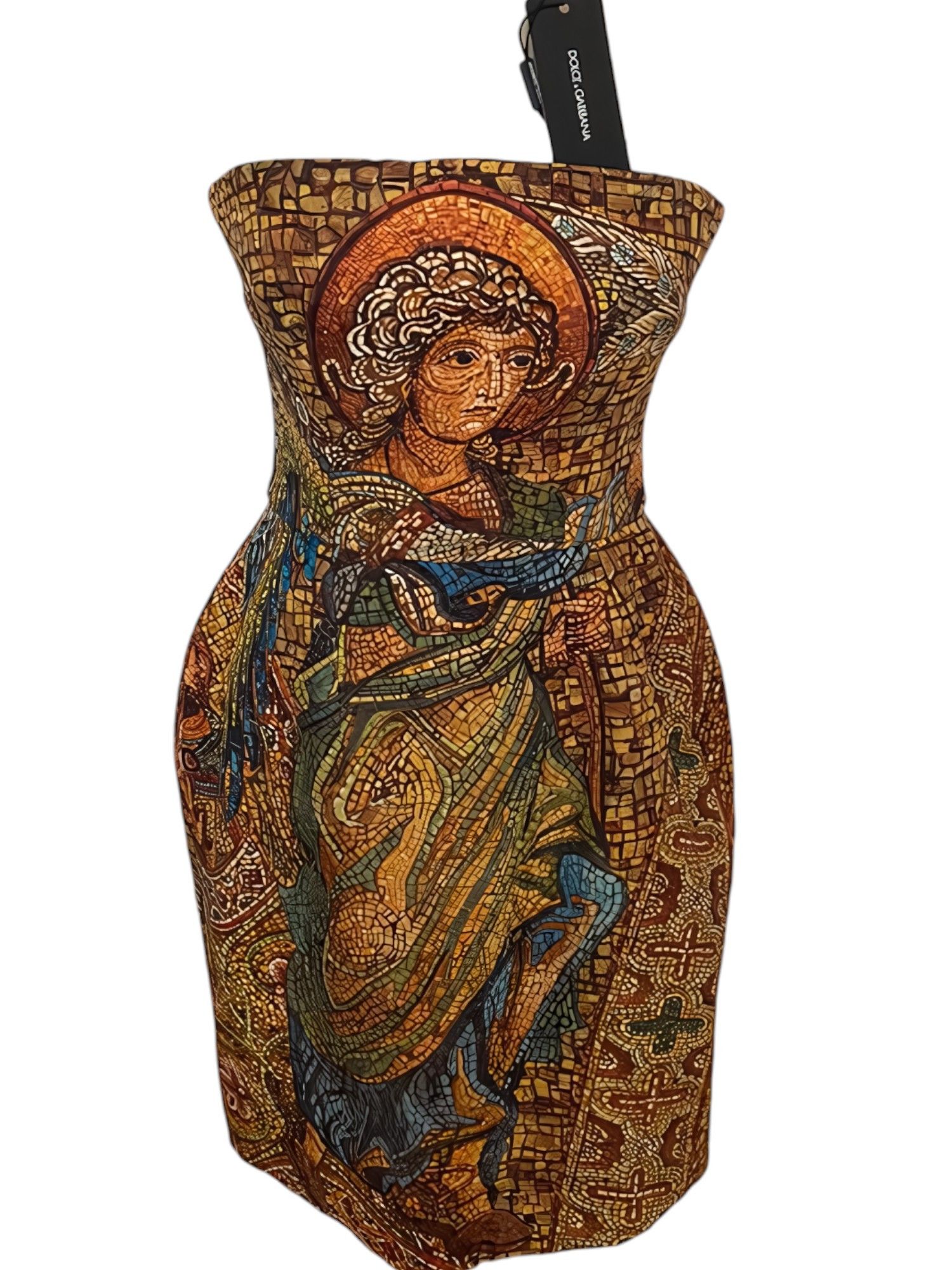 Dolce & Gabbana RARE MOSAIC DRESS Size XS / US 0-2 / IT 36-38 - 1 Thumbnail