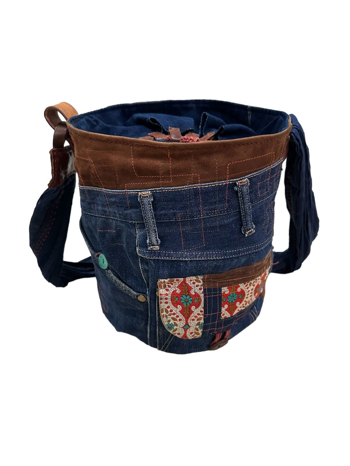 Handmade RARE HANDMADE PATCHWORK SHOULDER/CROSSBODY BAG Size ONE SIZE - 13 Thumbnail
