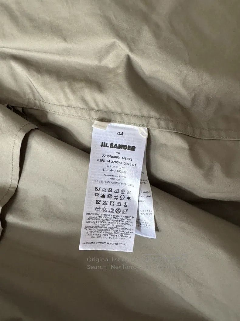 Jil Sander Jil Sander size 44 Green Letter Jacket Size S / US 4 / IT 40 - 4 Thumbnail