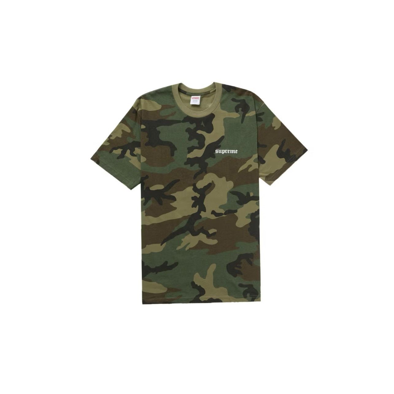 Supreme In Hand Supreme Target Tee Woodland Camo Size: XXL Size US XXL / EU 58 / 5 - 2 Thumbnail