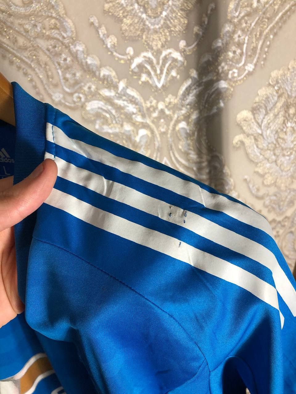 Vintage ADIDAS FC MANCHESTER UNITED ENGLAND SOCCER JERSEY RETRO Y2K Size US L / EU 52-54 / 3 - 4 Thumbnail