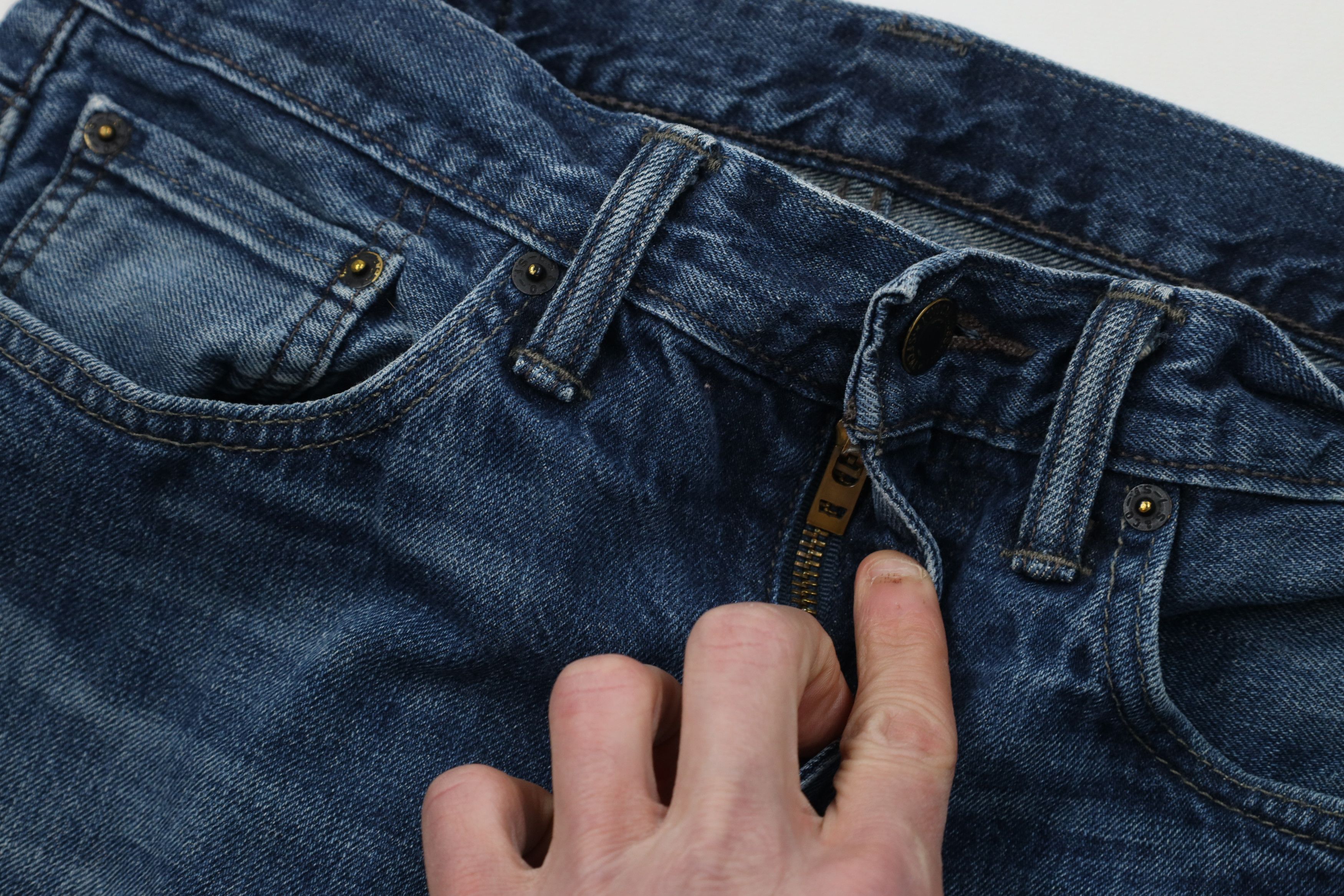Levi's Vintage Y2K Levis 513 Slim Fit Straight Leg Denim Jeans Blue Size US 32 / EU 48 - 7 Thumbnail