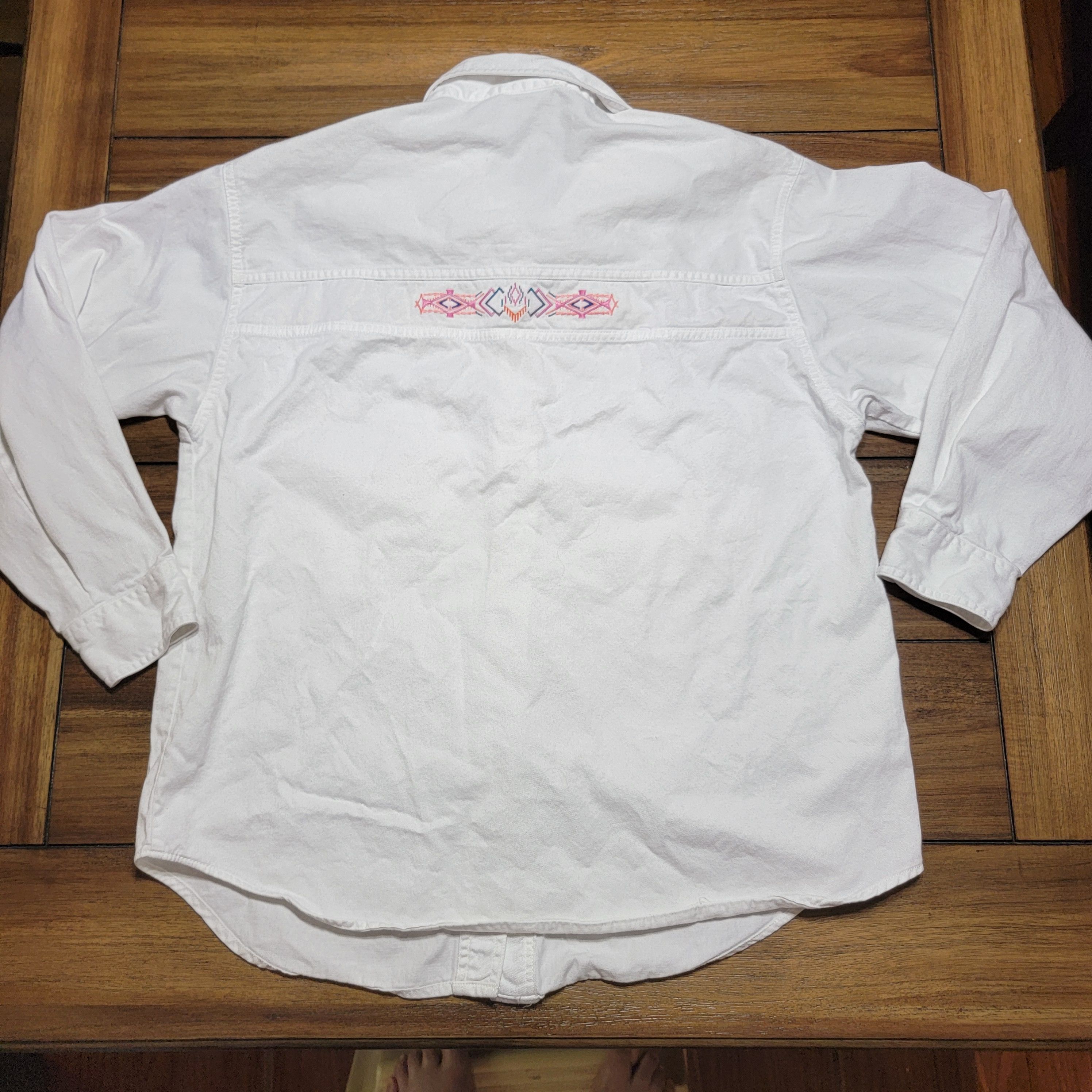 Other Nuovo LS Southwestern Shacket w/ Embroidery - Medium Size M / US 6-8 / IT 42-44 - 4 Thumbnail