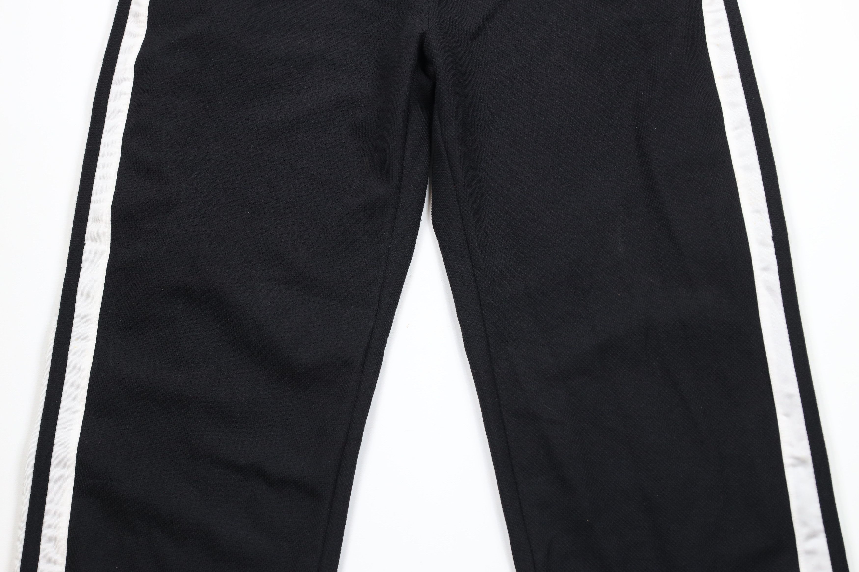 Vintage Vintage 90s Streetwear Striped Wide Leg Tearaway Pants Black Size US 38 / EU 54 - 3 Thumbnail