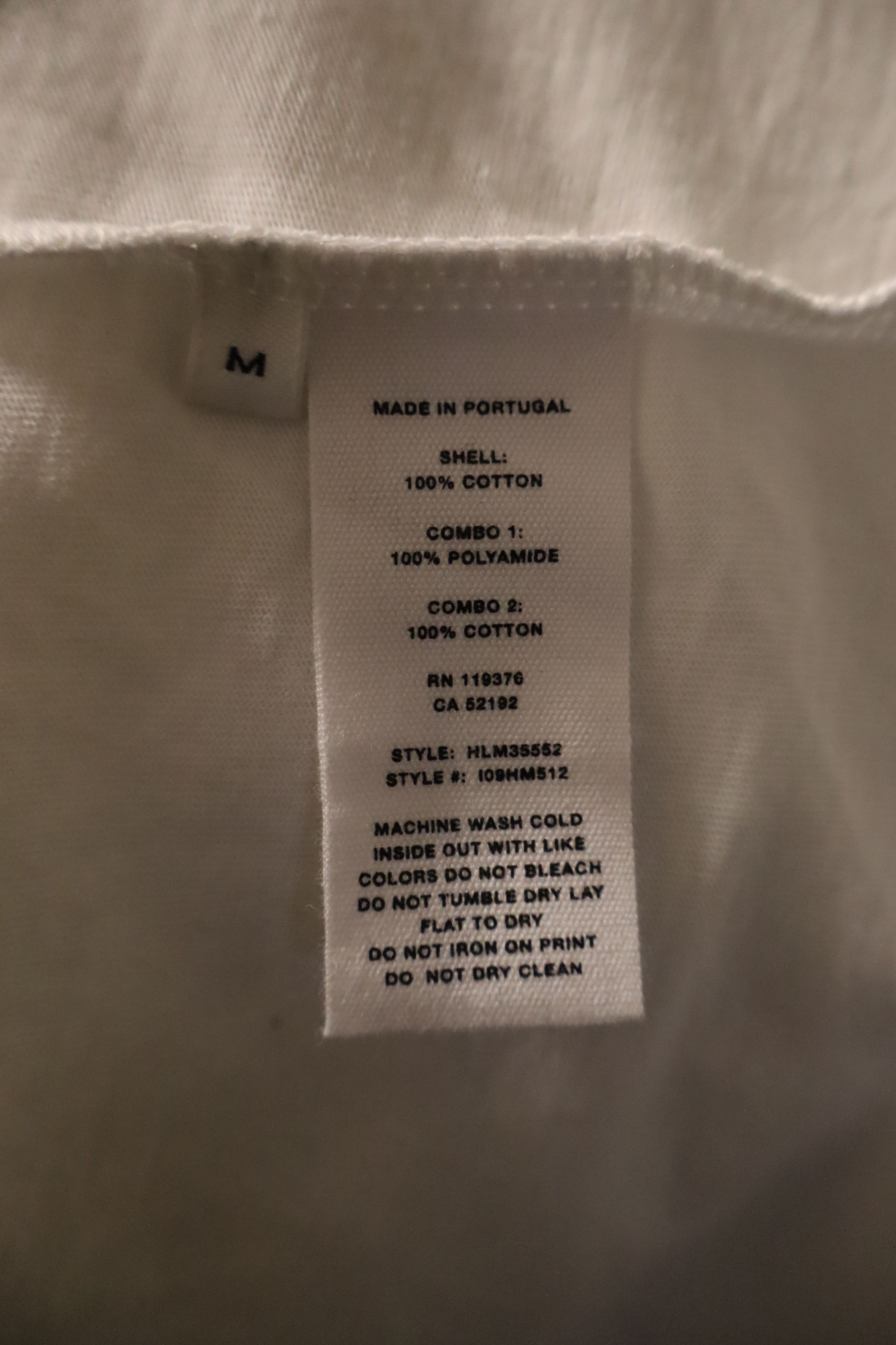 Helmut Lang Organza logo print longsleeve tshirt Size US M / EU 48-50 / 2 - 13 Thumbnail