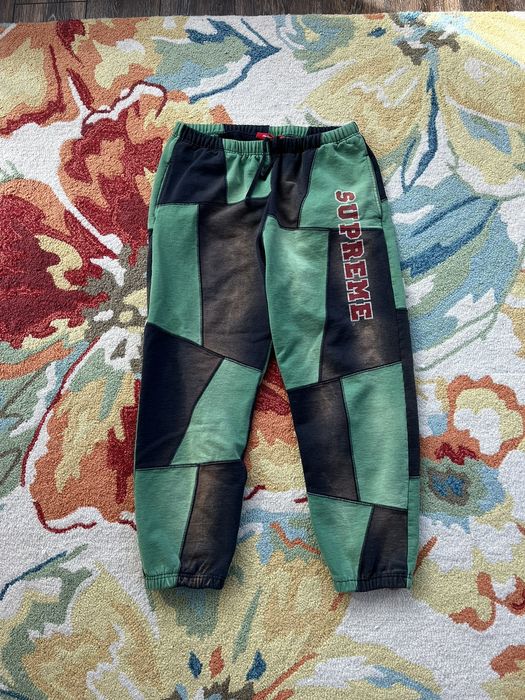 Supreme cheap patchwork sweatpants