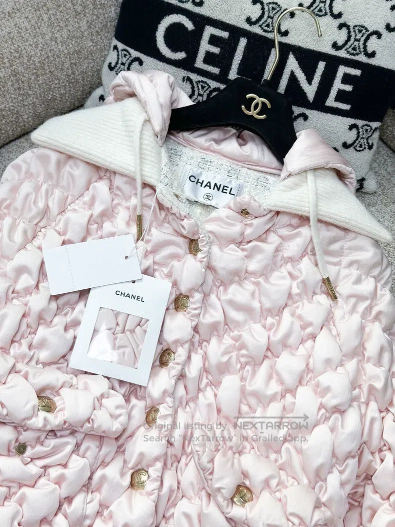 Chanel Chanel Diamond check double-sided hooded down jacket Size XXS / US 00 / IT 34 - 4 Thumbnail