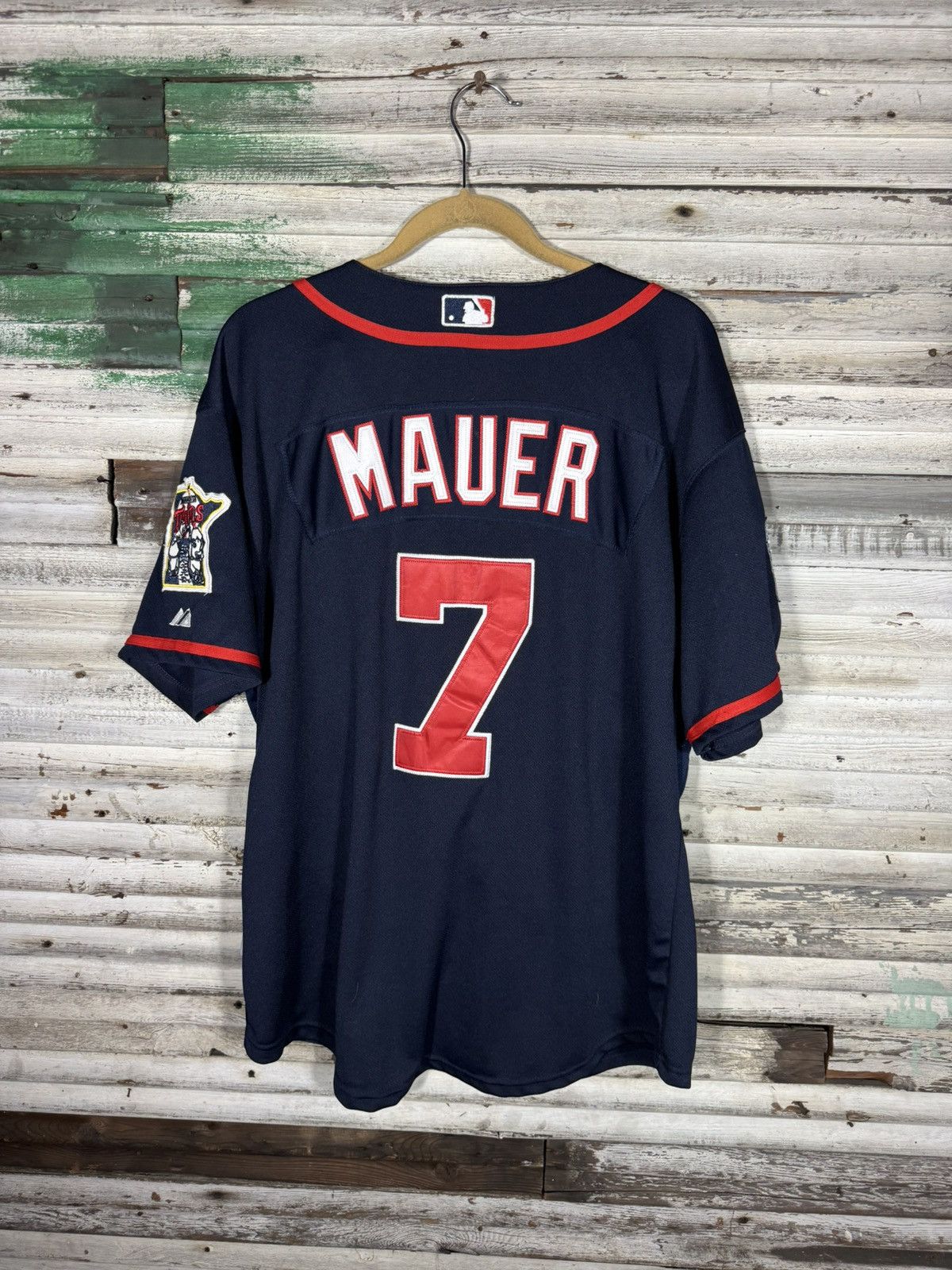 Majestic Minnesota Twins Majestic Authentic Joe Mauer Jersey 2010 Size US XL / EU 56 / 4 - 6 Thumbnail