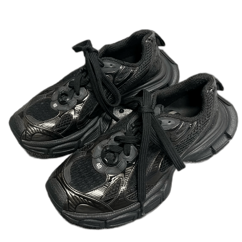 Balenciaga Balenciaga Black Low-Cut Sneakers Size 40-2506 Size US 8 / EU 41 - 1 Thumbnail
