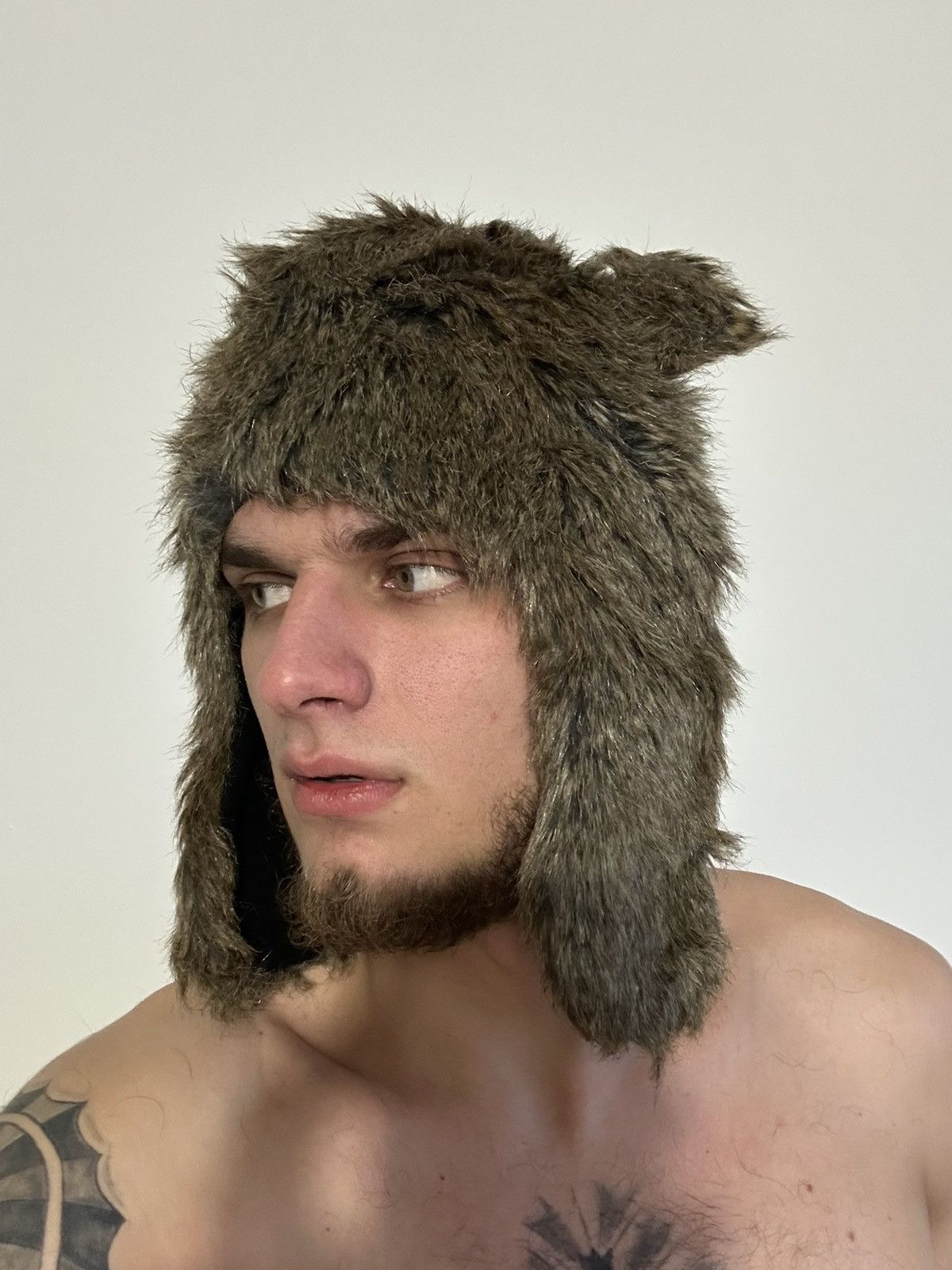 Hysteric Glamour × Japanese Brand Ushanka Trapper Hat Furry Mohair Fuzzy Fur Hat Y2K 90s rare Size ONE SIZE - 2 Thumbnail