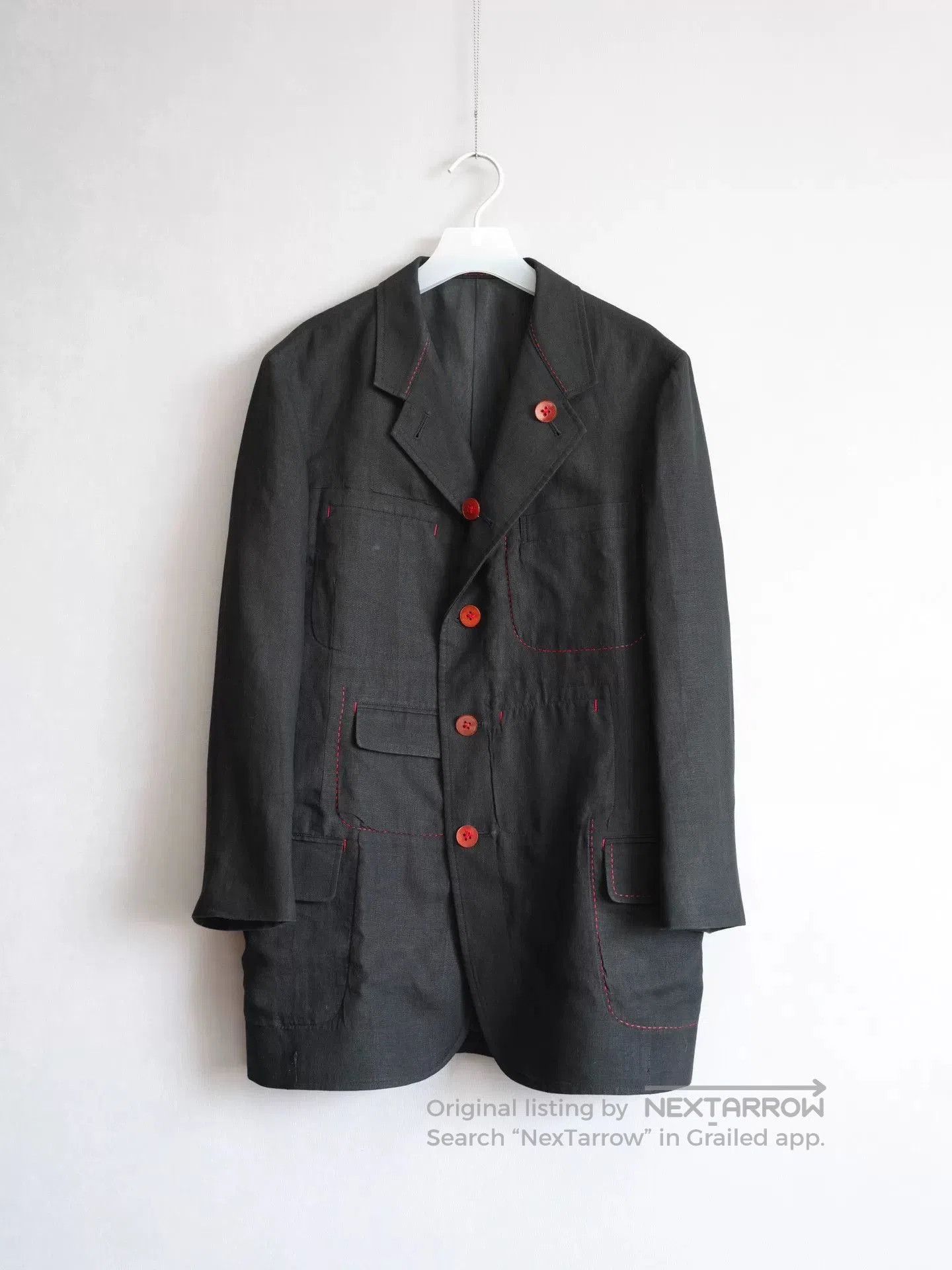 Yohji Yamamoto Yohji Yamamoto 05SS Linen Jacket. Size US M / EU 48-50 / 2 - 3 Thumbnail