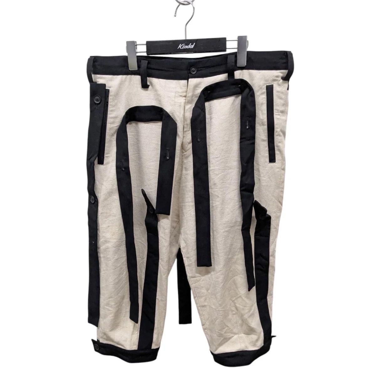 YOHJI YAMAMOTO/ 20SS Multi-Tape Wide Shorts