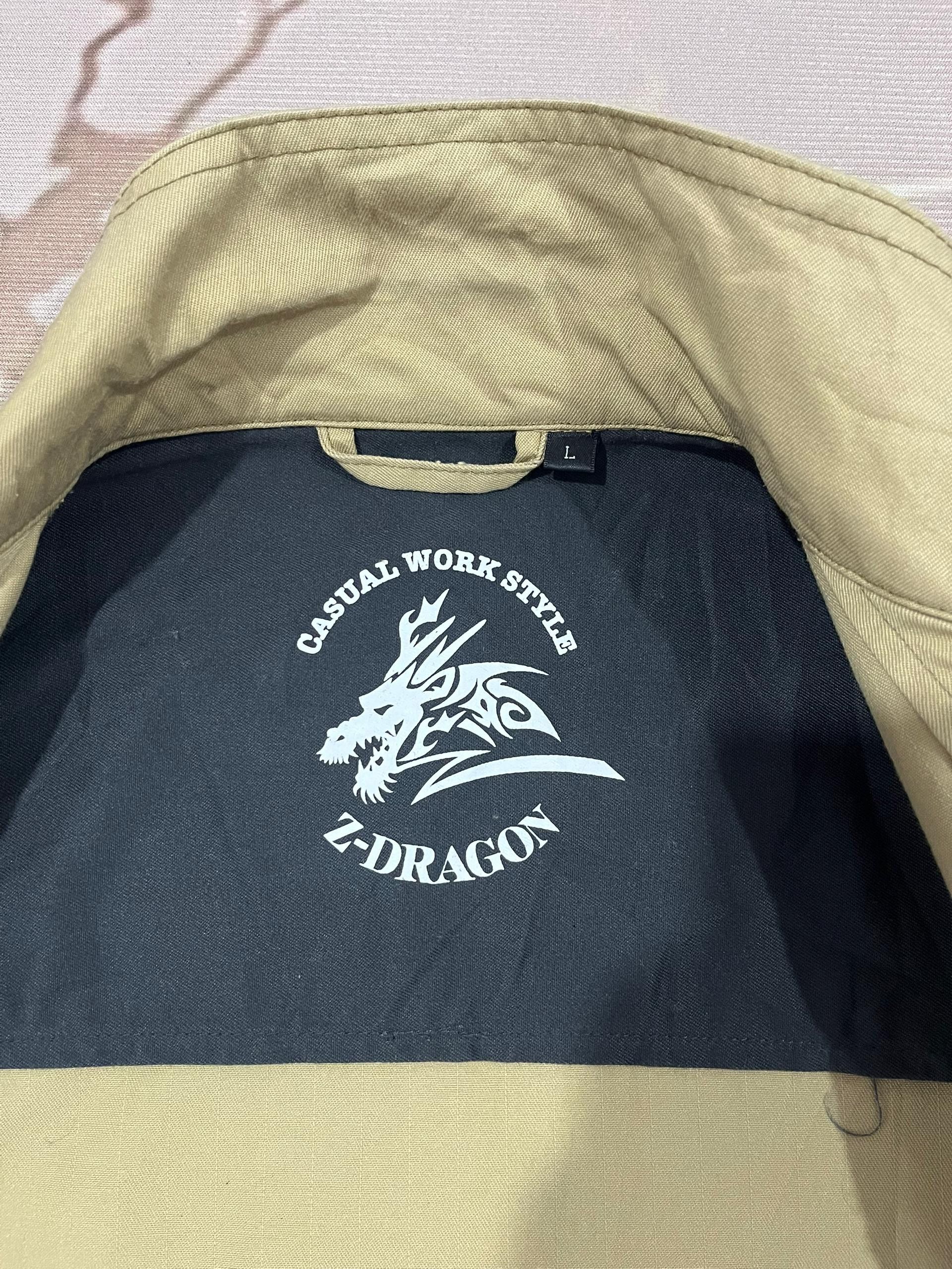 Japanese Brand Z-Dragon Casual Work Style Utility Jacket Khaki Size US M / EU 48-50 / 2 - 6 Thumbnail