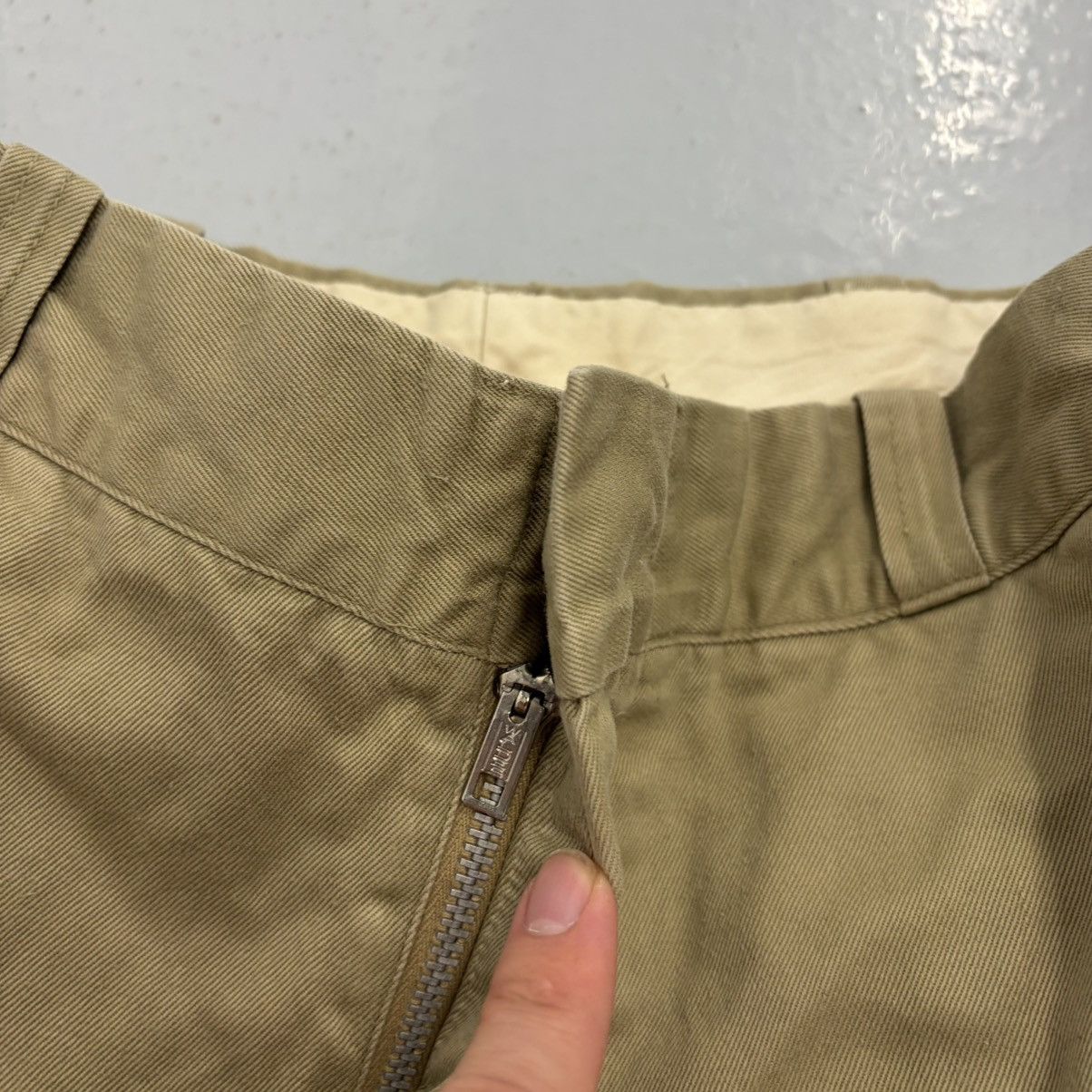 Other Vintage 50s US Army Tan Military Canvas Chinos 28x28 Size US 28 / EU 44 - 2 Thumbnail