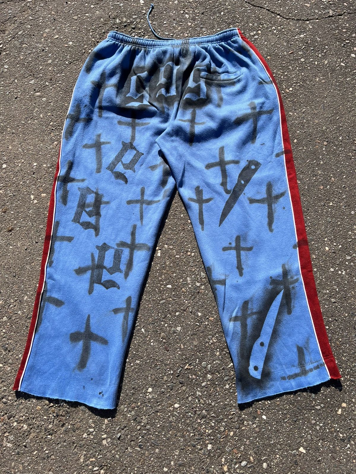 Vintage NovocentoNovantanove stencil baggy sweatpants Size US 36 / EU 52 - 2 Thumbnail