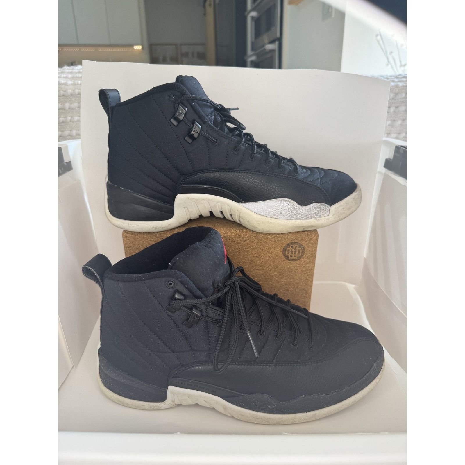 Jordan Brand Jordan 12 Retro Shoes Size 9 Flu Game Basketball Sneakers Size US 8 / EU 41 - 1 Thumbnail