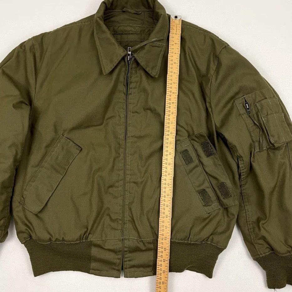 Vintage VTG Isratex Jacket Men Large Green Army Flight Aramid 1991 Size US L / EU 52-54 / 3 - 4 Thumbnail