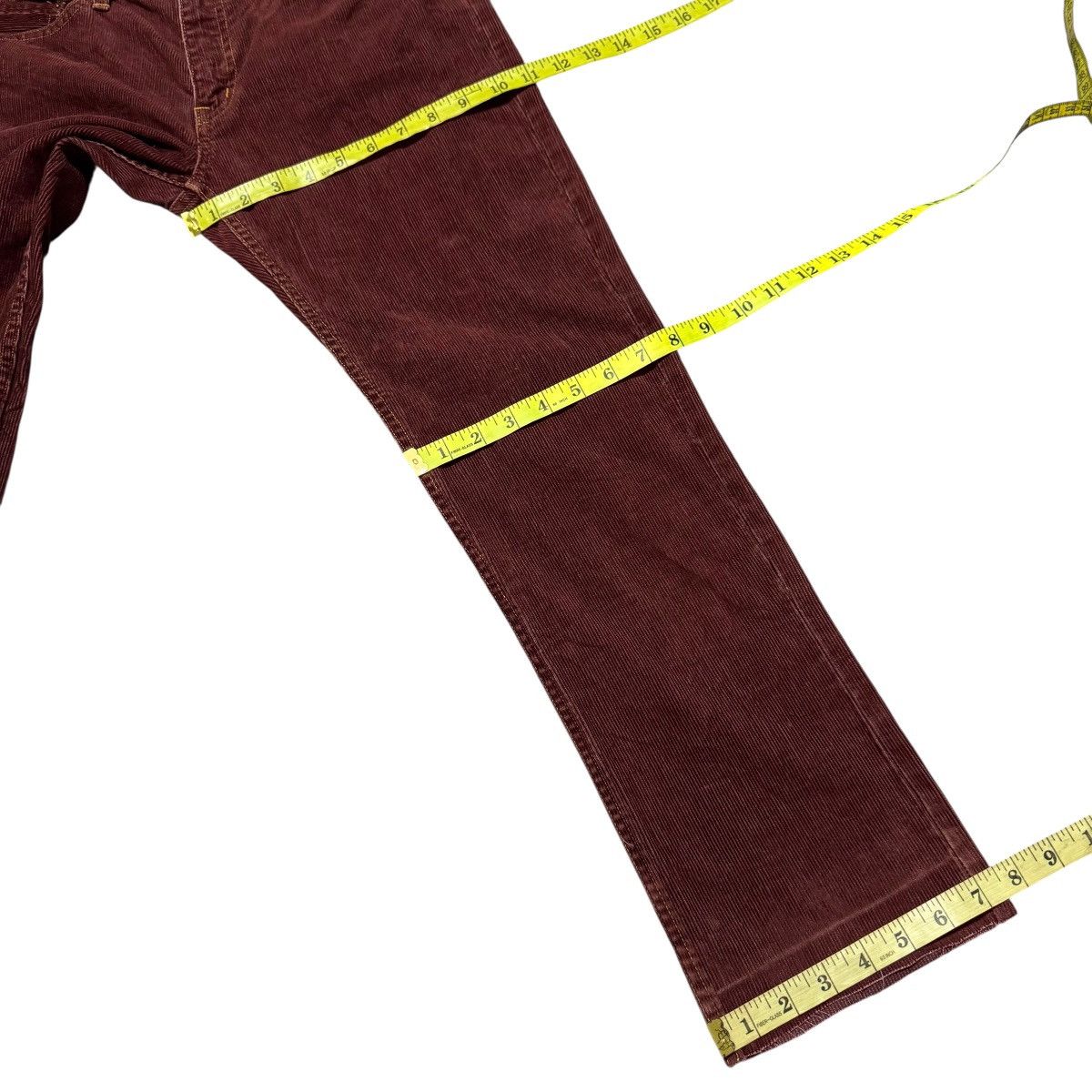 Hysteric Glamour Hysteric Glamour Corduroy Maroon Jeans Size 29" - 17 Thumbnail