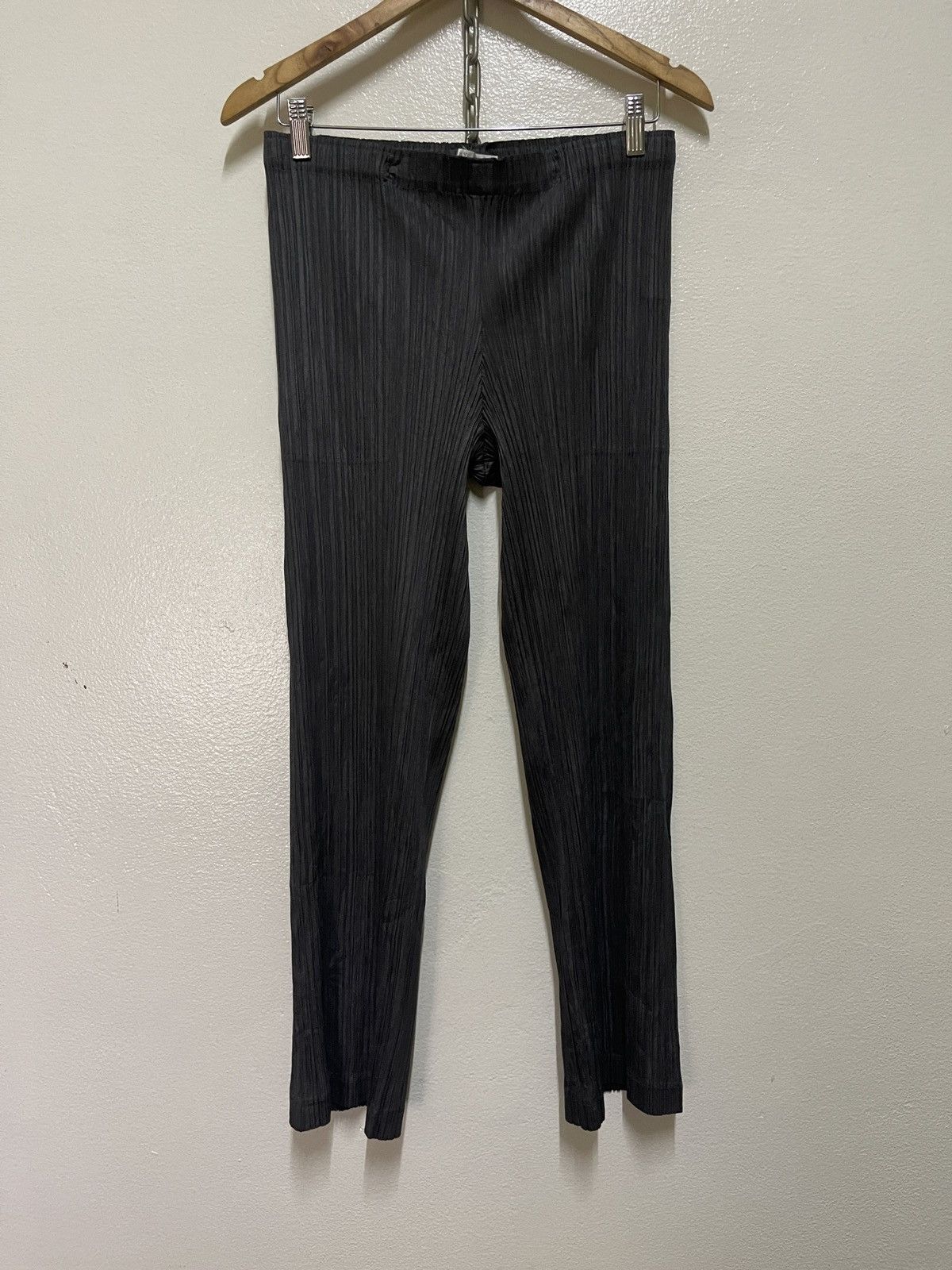 PLEATS PLEASE High-Waist Tapered Leg Trousers