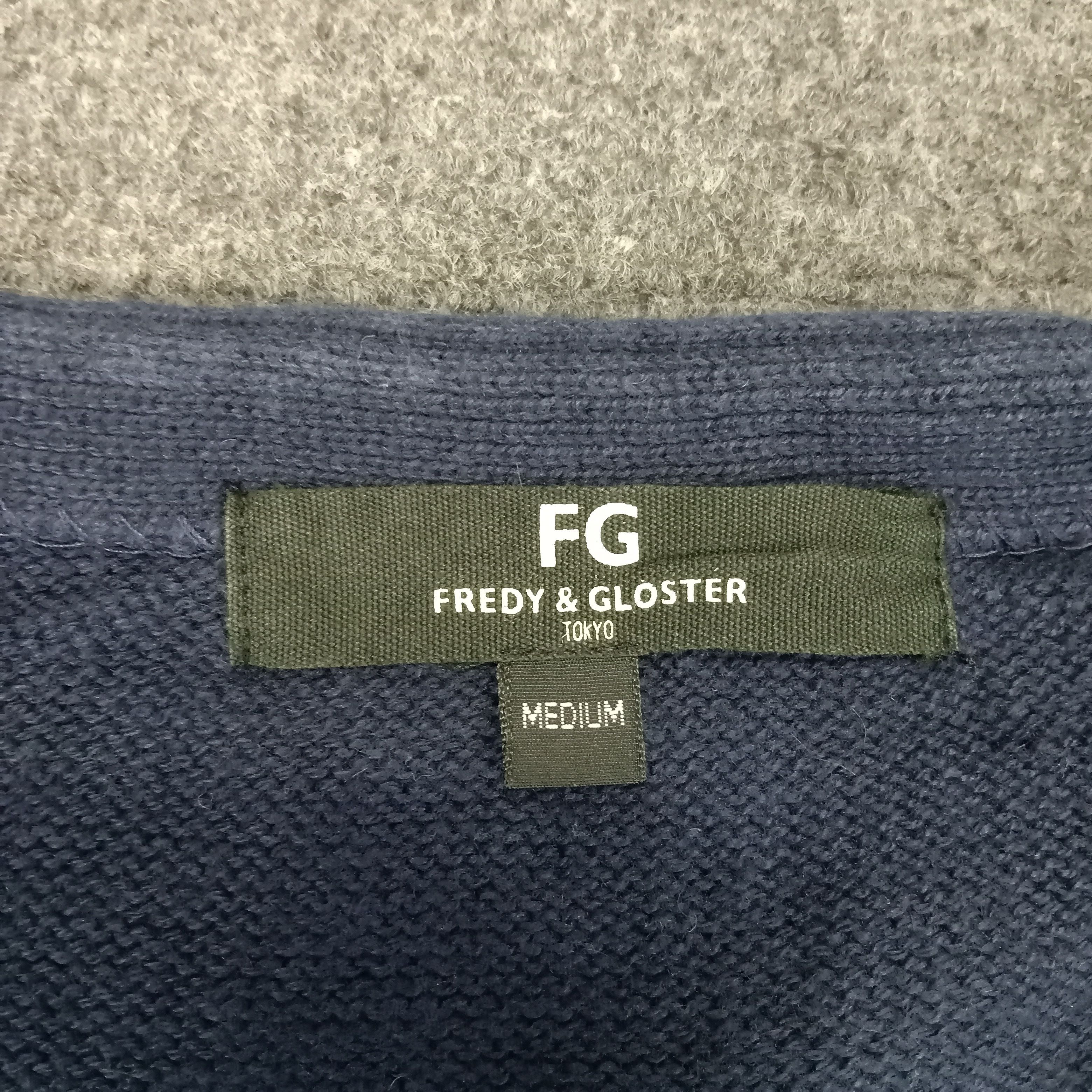 Vintage FG Fredy & Gloster V Neck Knitwear Sweaters Size US S / EU 44-46 / 1 - 2 Thumbnail
