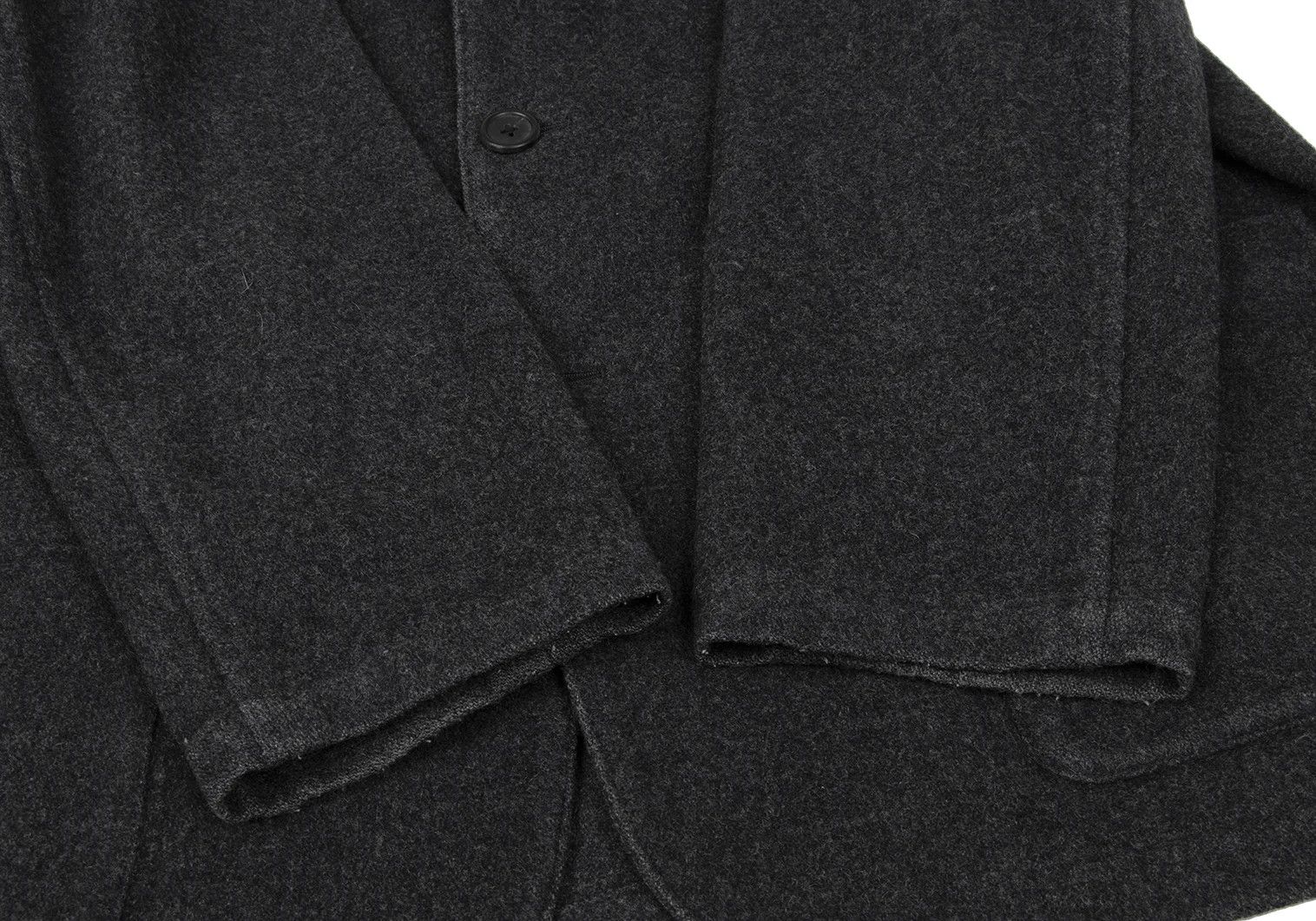 Jean Paul Gaultier Melton Wool Patch Pocket 3B Jacket in Gray Size US M / EU 48-50 / 2 - 8 Thumbnail
