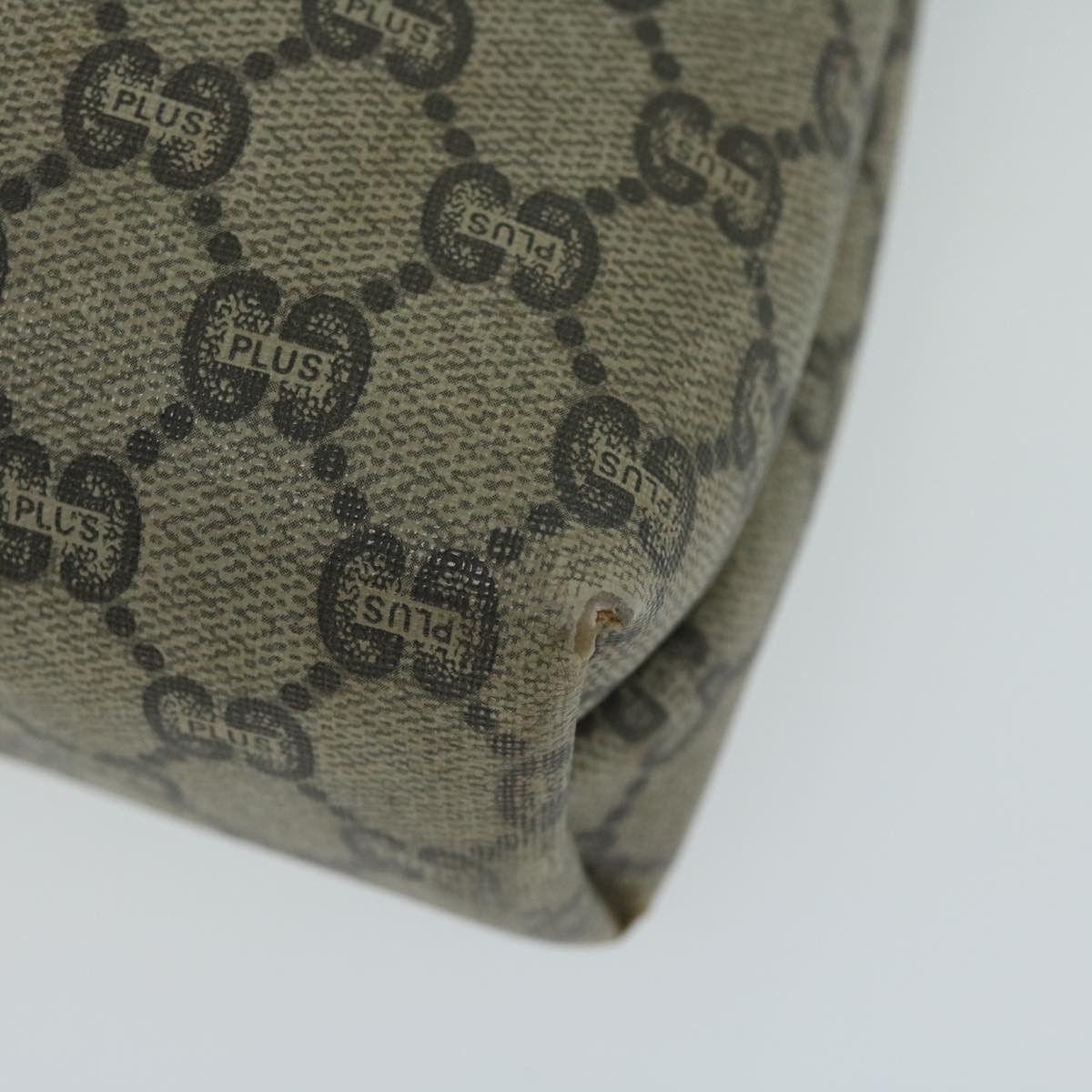 Gucci GUCCI GG Plus Supreme Web Sherry Line Tote Bag Beige Red Size ONE SIZE - 11 Thumbnail