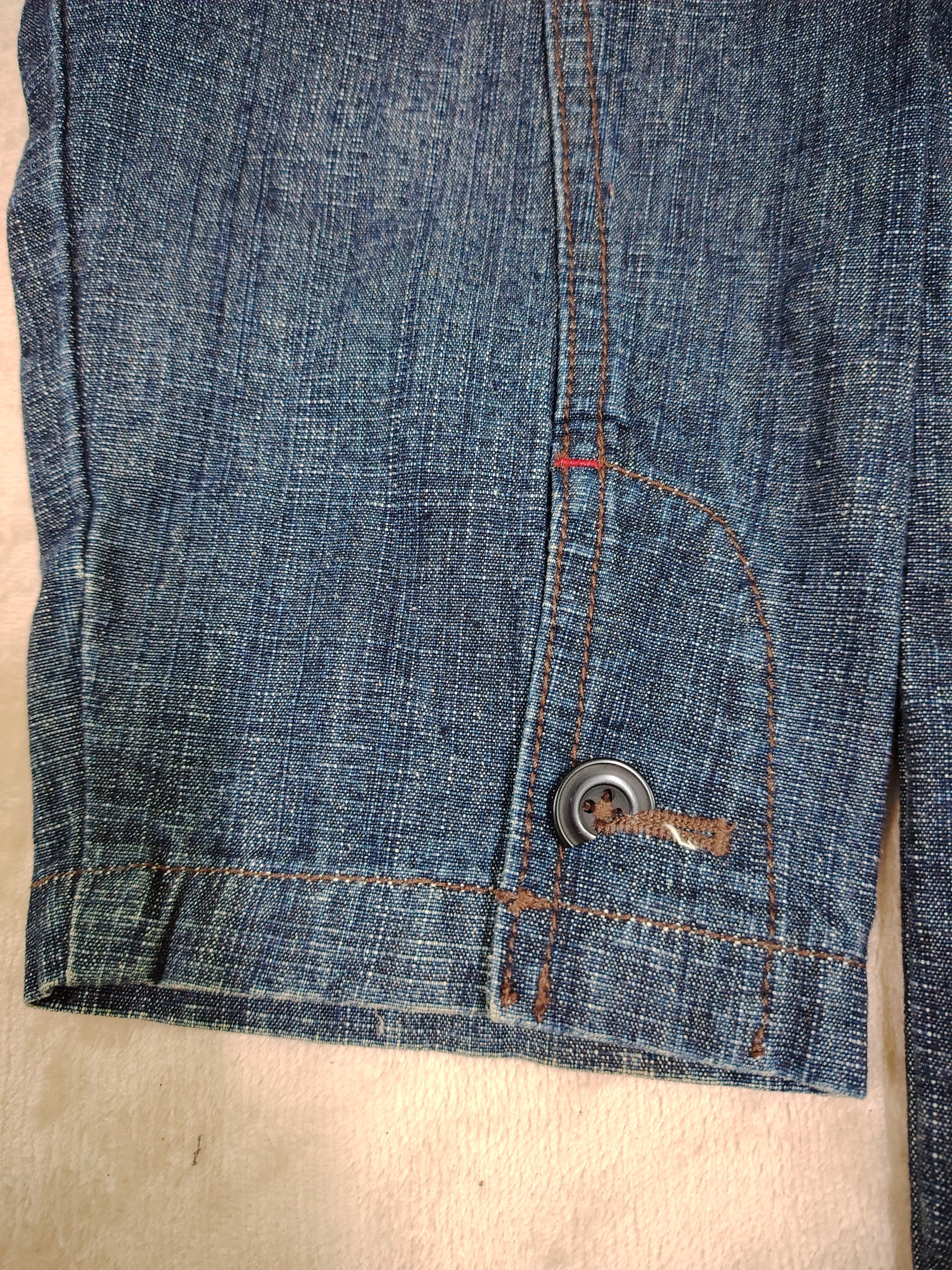 Yohji Yamamoto Sacsny Y’saccs by Yohji Yamamoto Chore Jacket Worker Denim Size US L / EU 52-54 / 3 - 12 Thumbnail