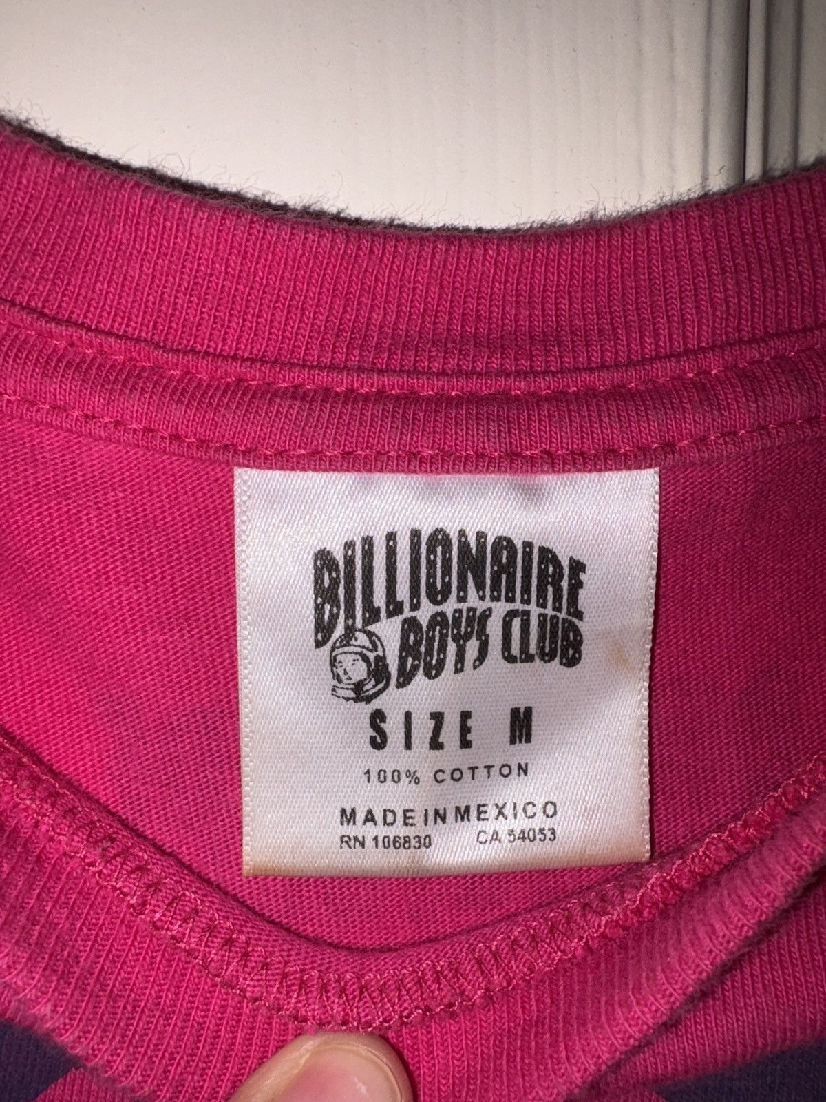 Billionaire Boys Club Billionaire boys club pink tee Size US M / EU 48-50 / 2 - 4 Thumbnail
